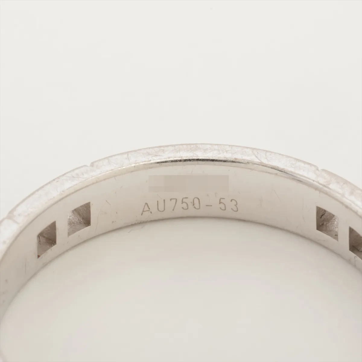 Hercules Ring, 750 (WG), 4.2g, size 53, initials 050500, hallmark — view 6