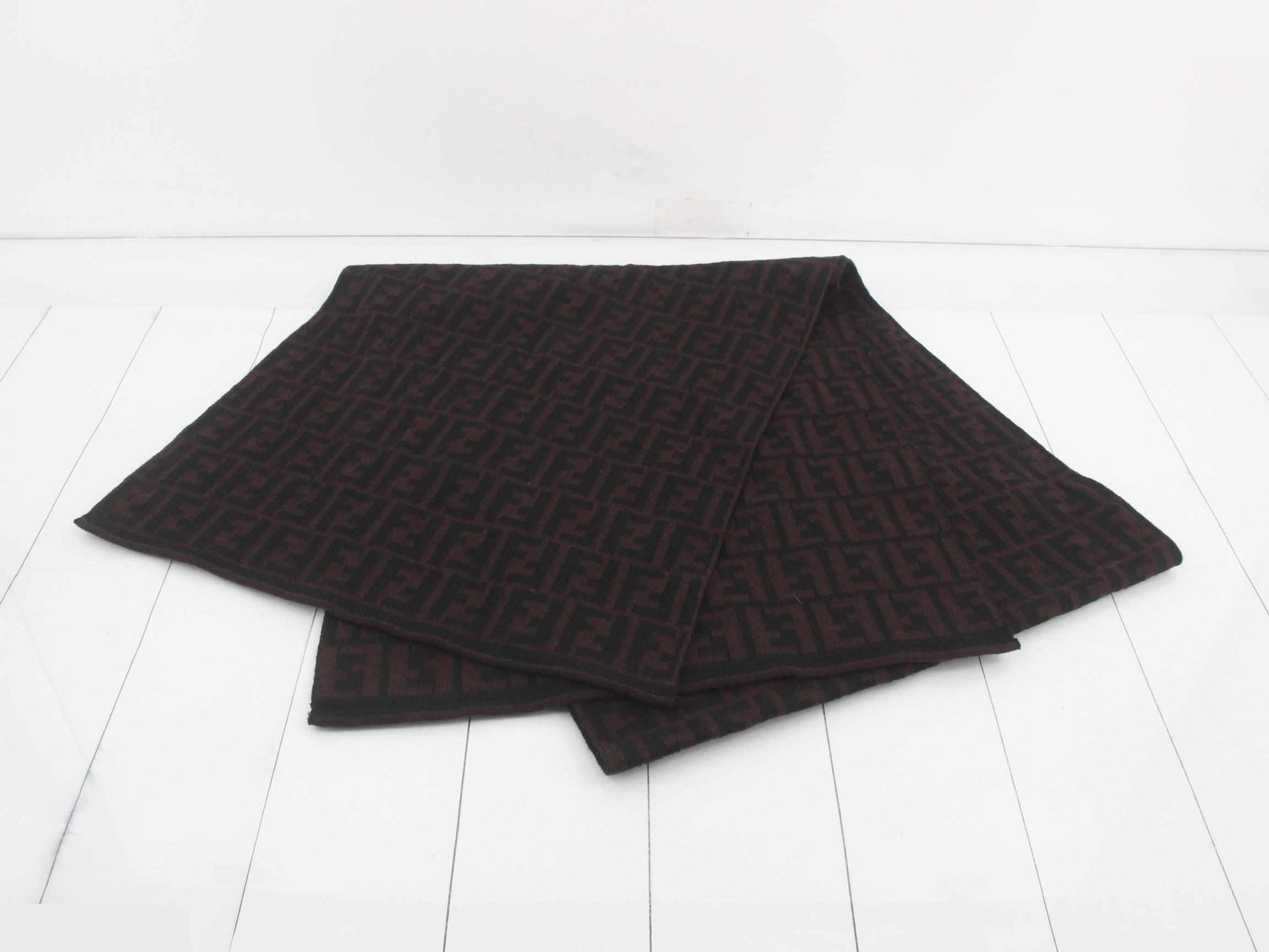 Fendi Zucca scarf with tags — view 2
