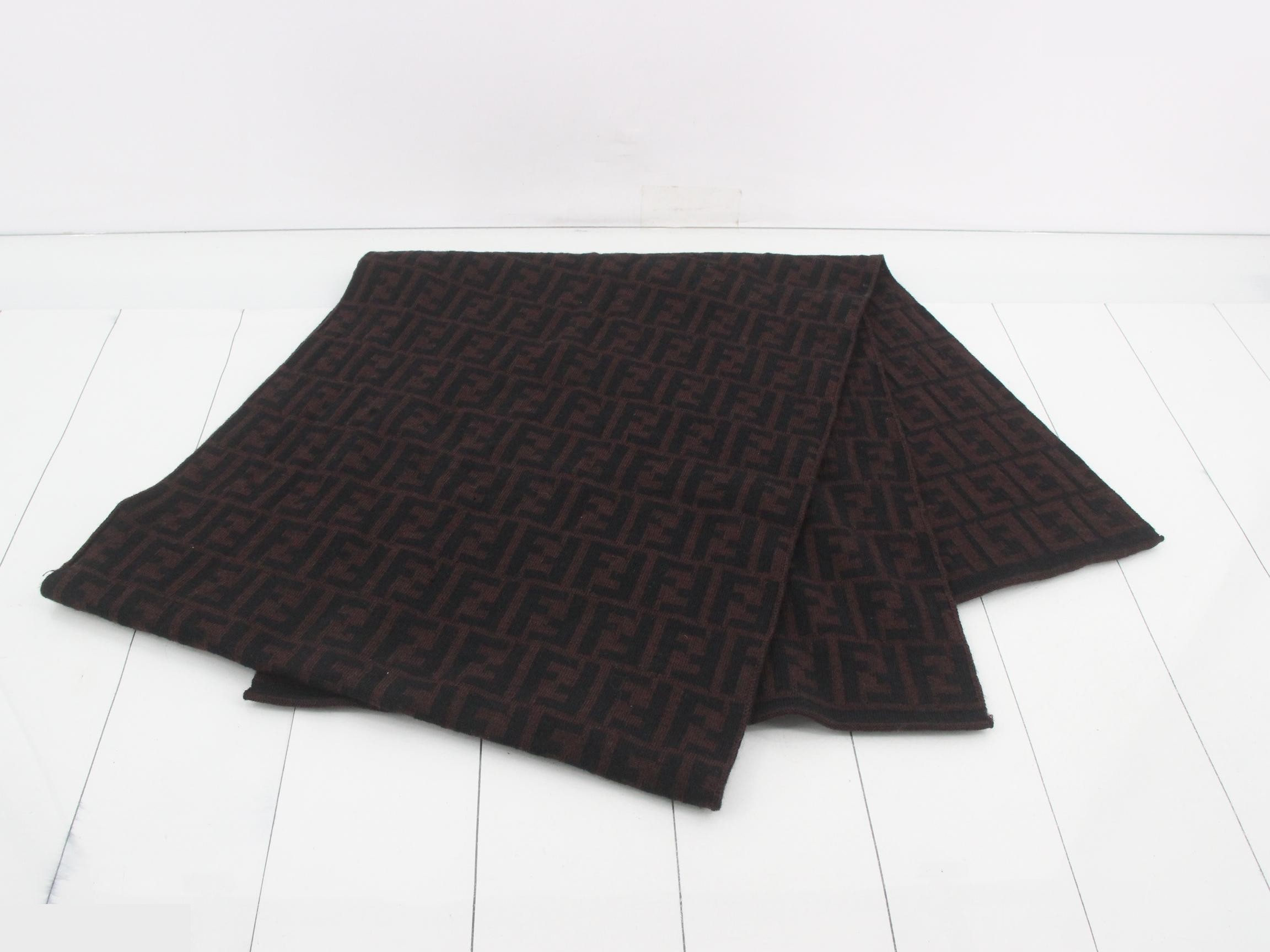 Fendi Zucca scarf with tags — view 3