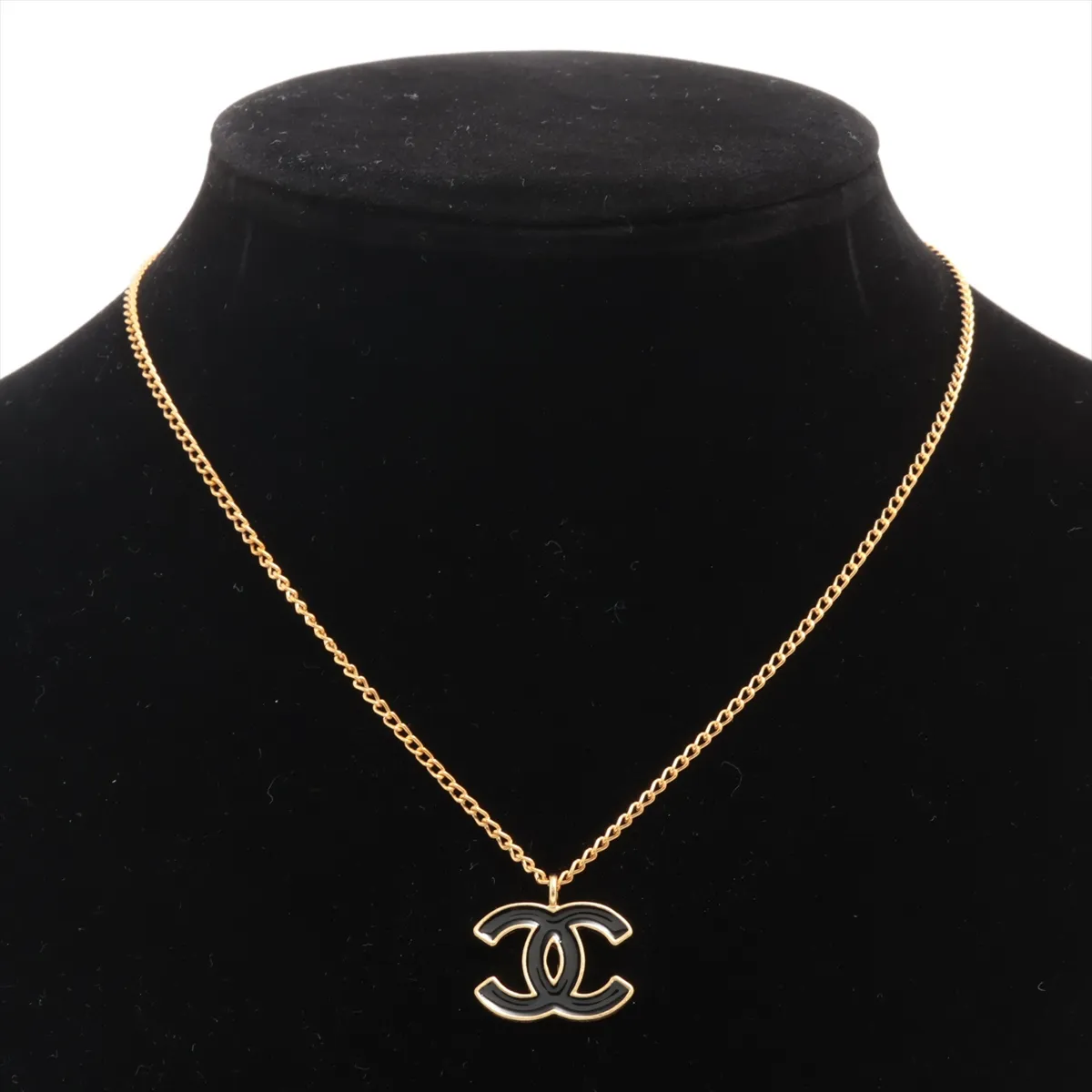 Coco Mark 02A Necklace GP Gold x Black — view 5