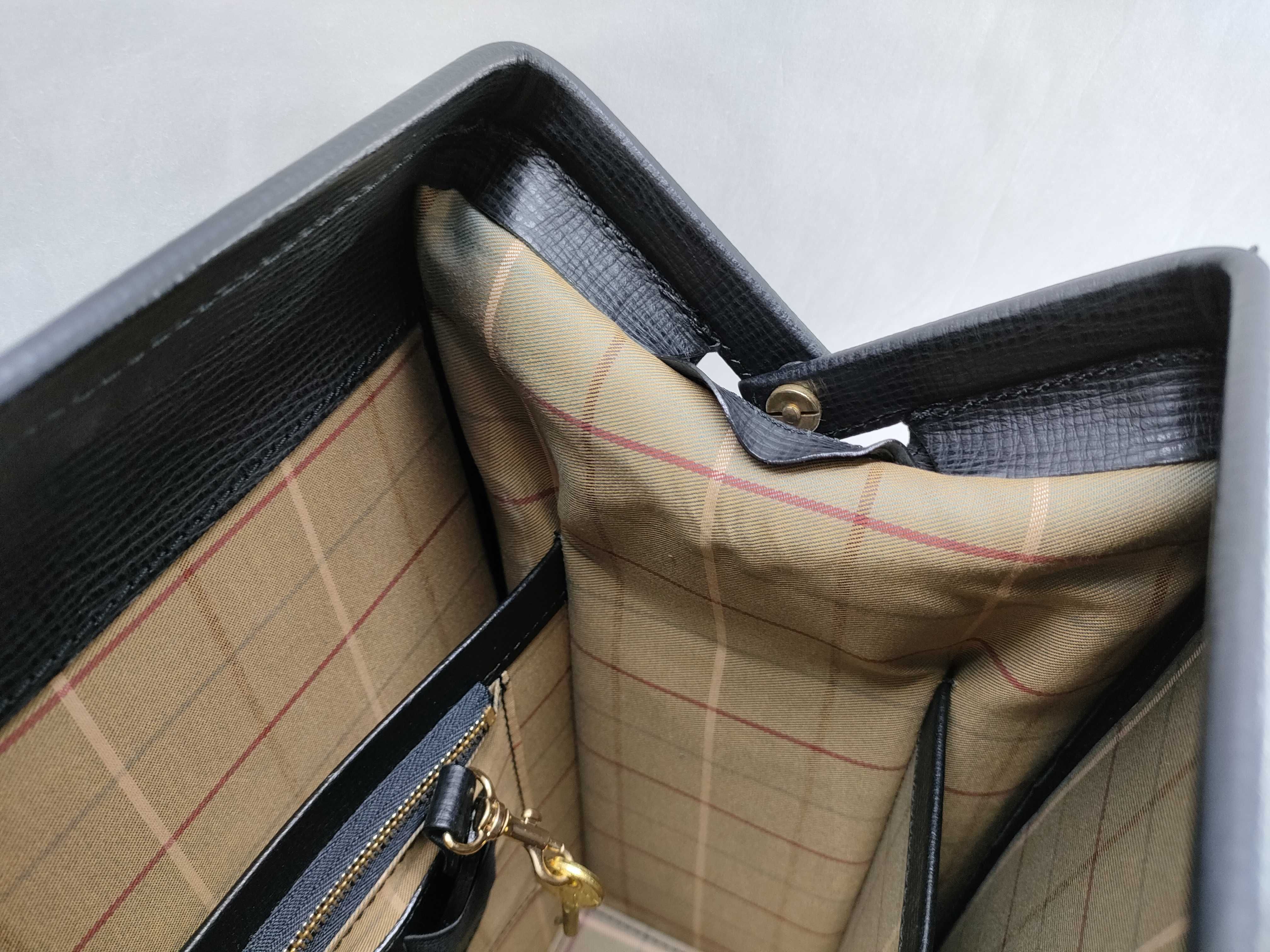 Business Bag, Doctor's Bag, Leather, Black Business Bag — view 8