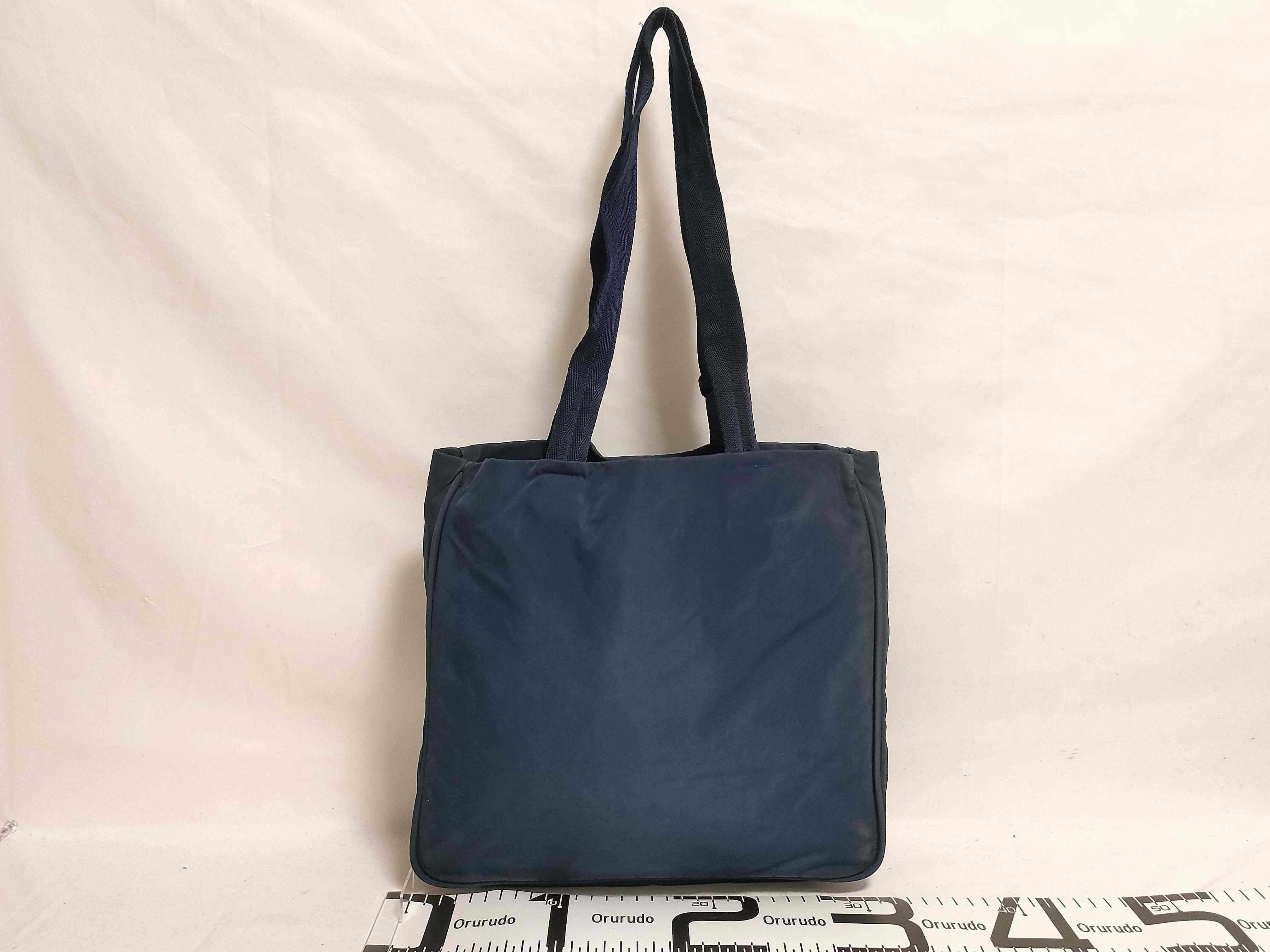 Nylon Prada Tote Bag, Navy Nylon Tote Bag — view 2