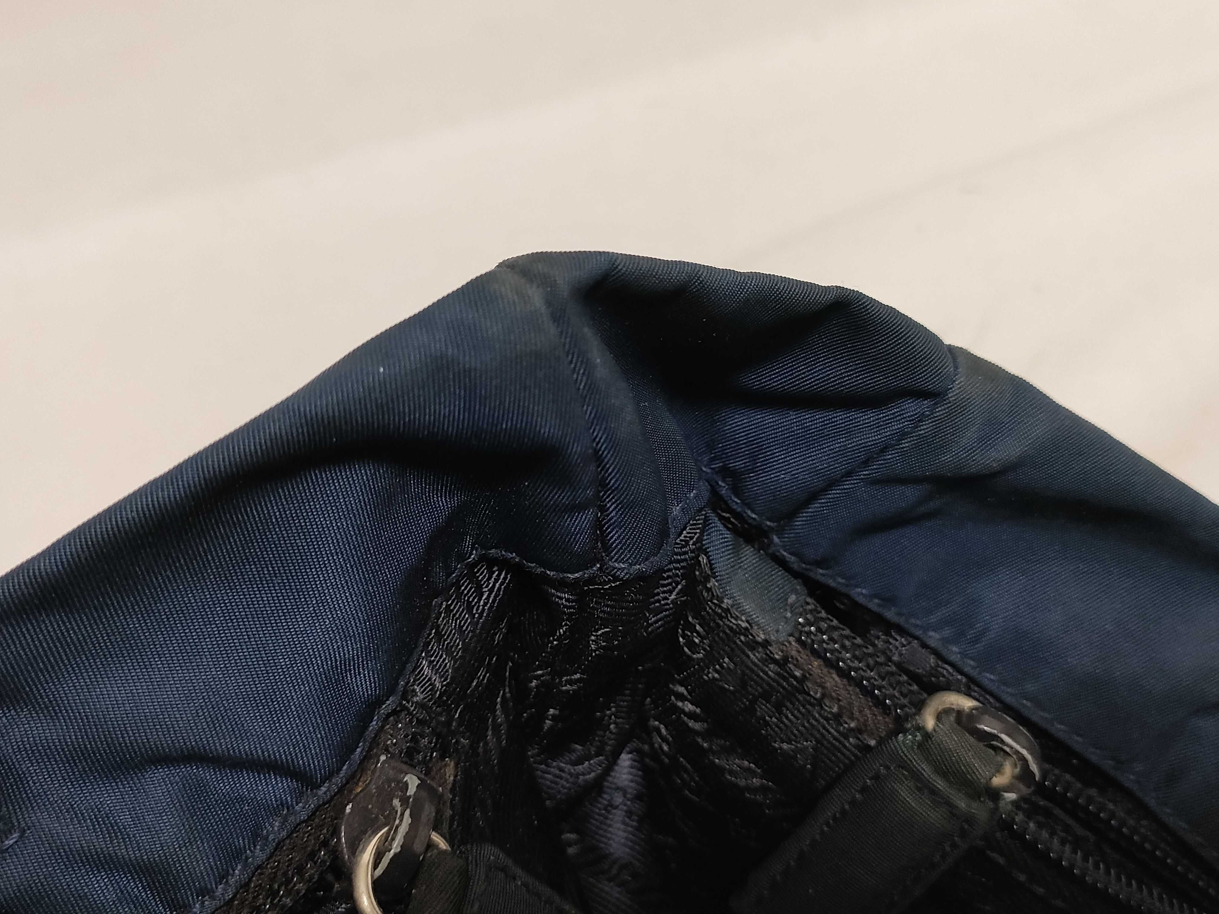 Nylon Prada Tote Bag, Navy Nylon Tote Bag — view 11