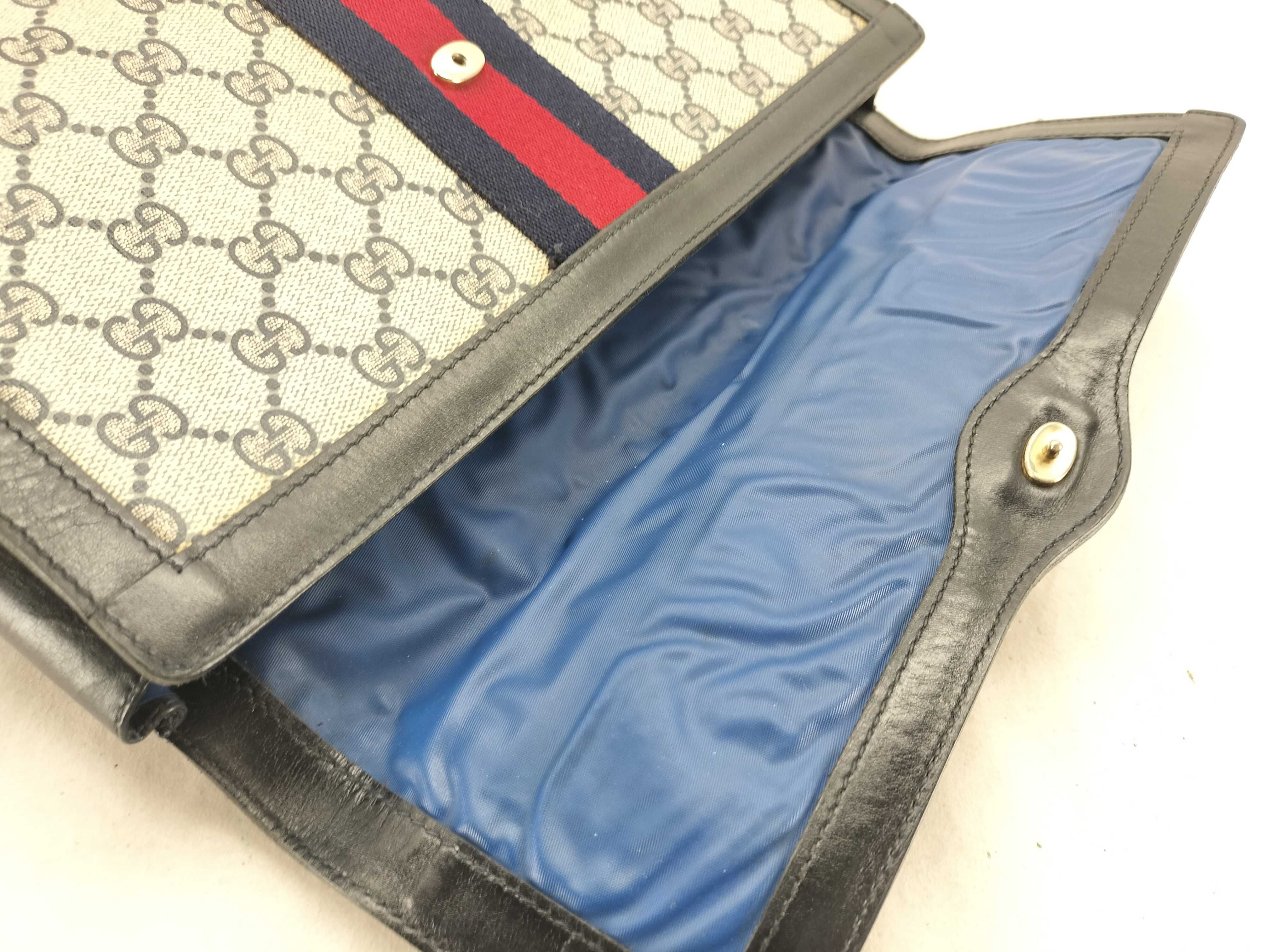 Old GG Supreme Sherry Clutch Bag — view 5