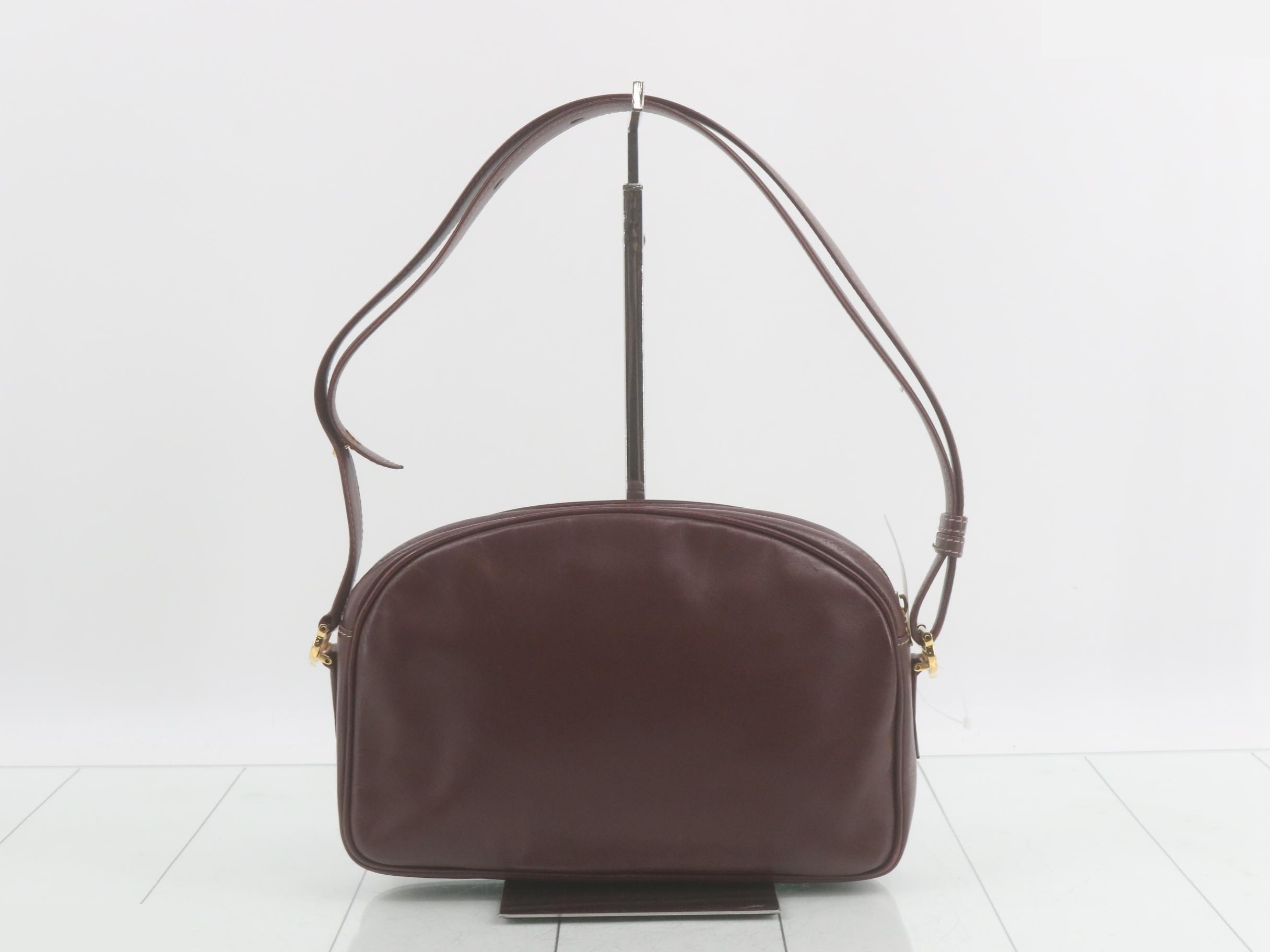 Must Shoulder Bag, Bordeaux Leather — view 2