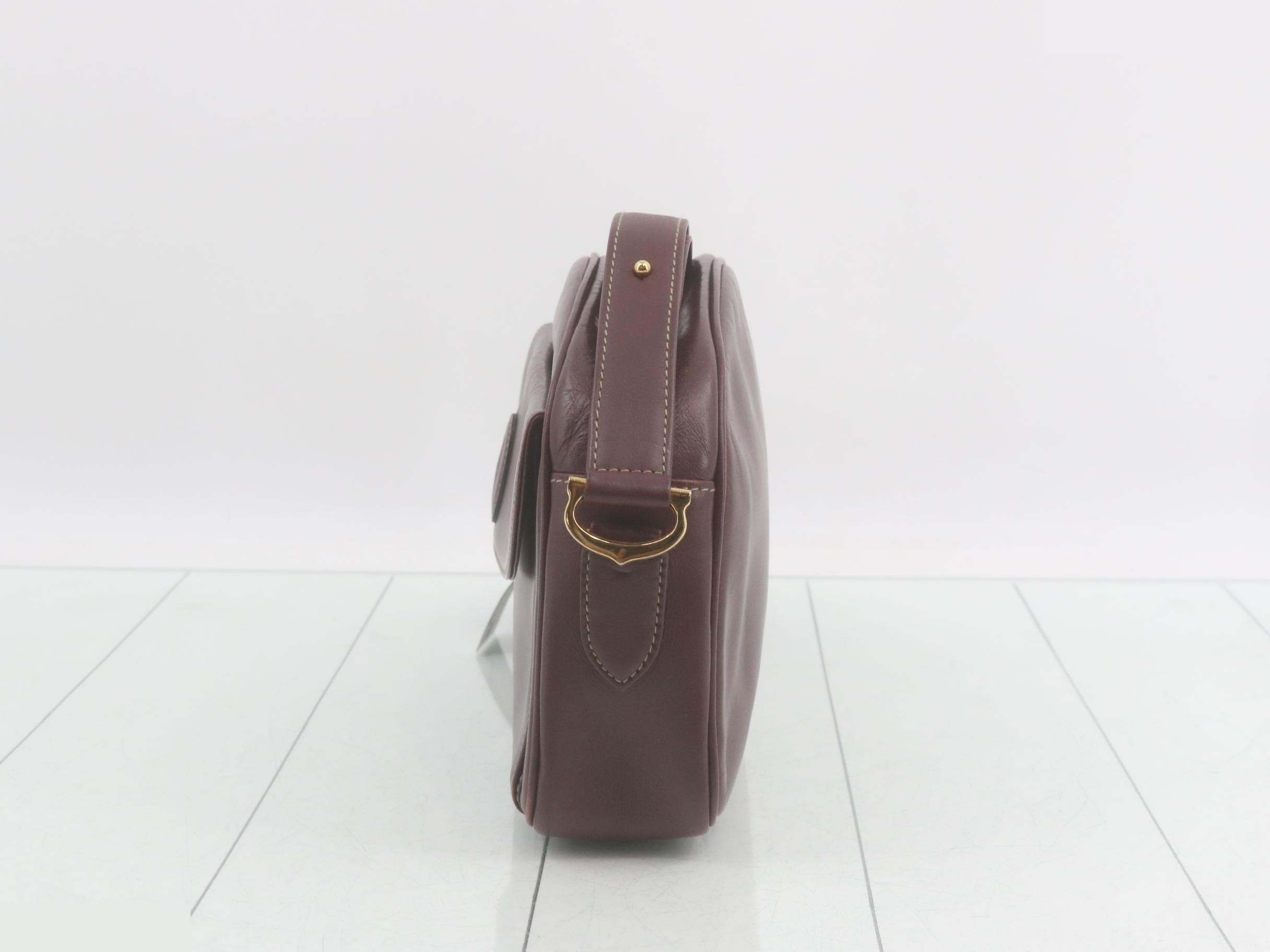 Must Shoulder Bag, Bordeaux Leather — view 3