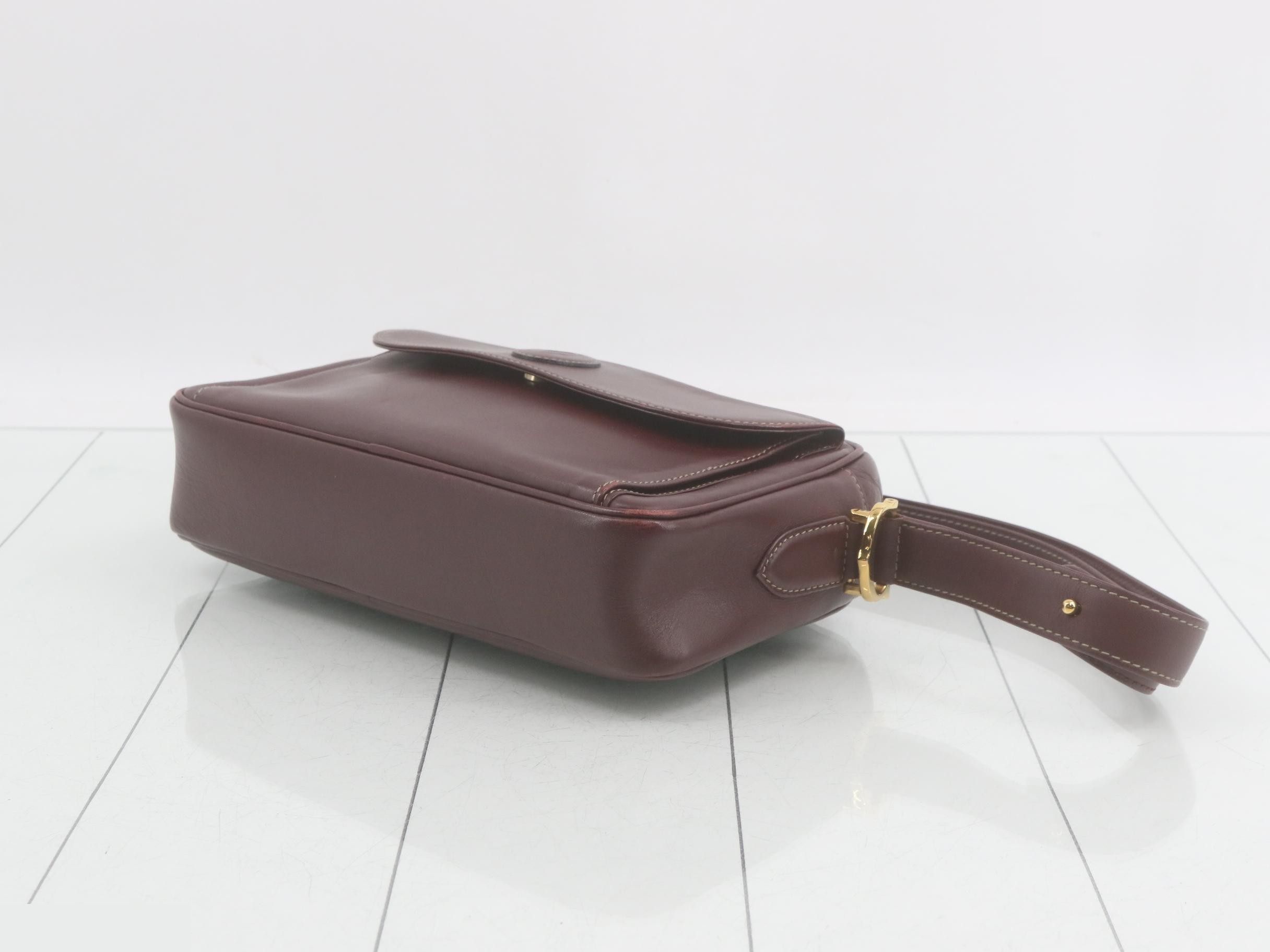 Must Shoulder Bag, Bordeaux Leather — view 6