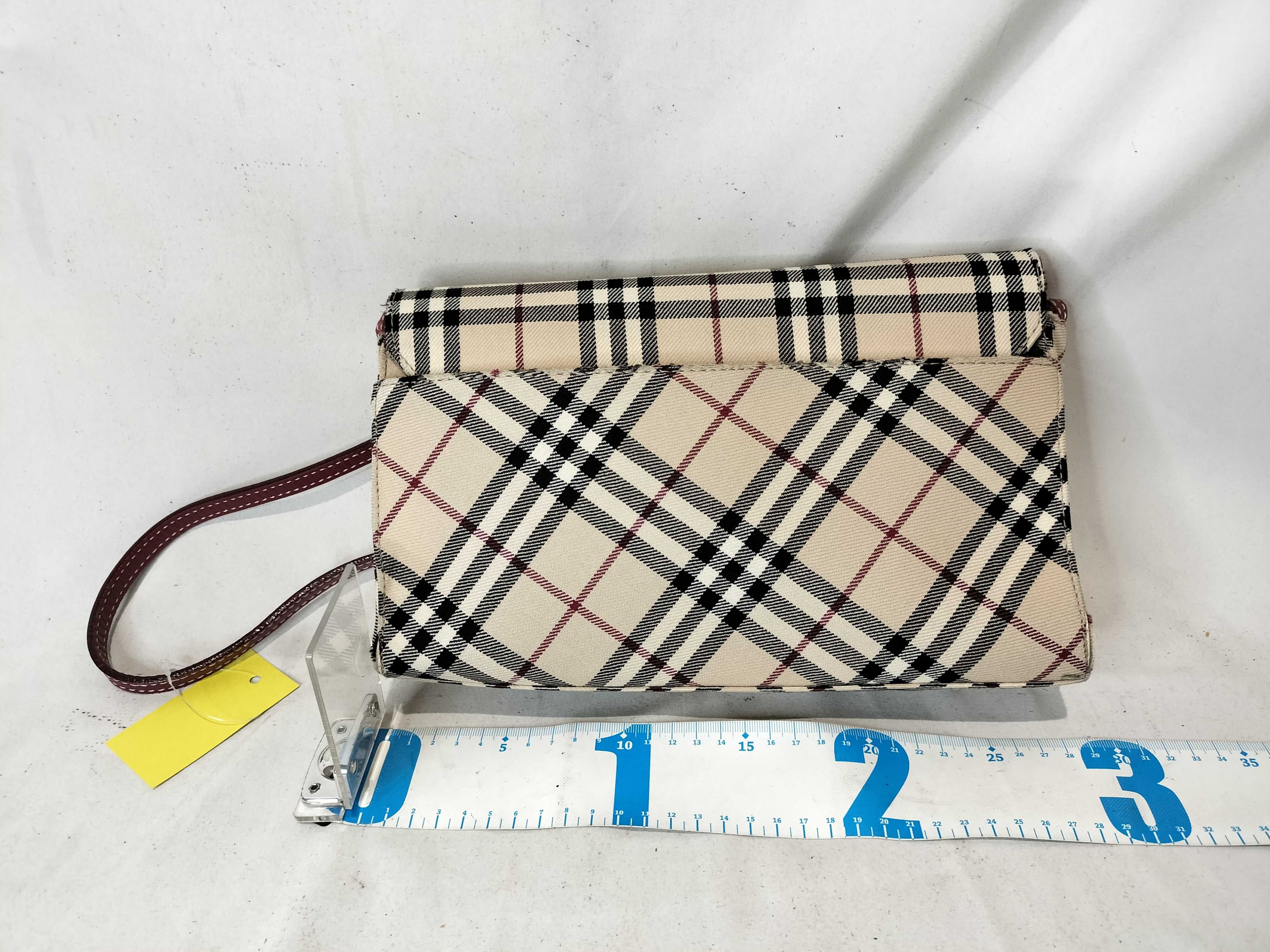 Blue Label Nova Check Shoulder Bag - Canvas x Leather — view 2
