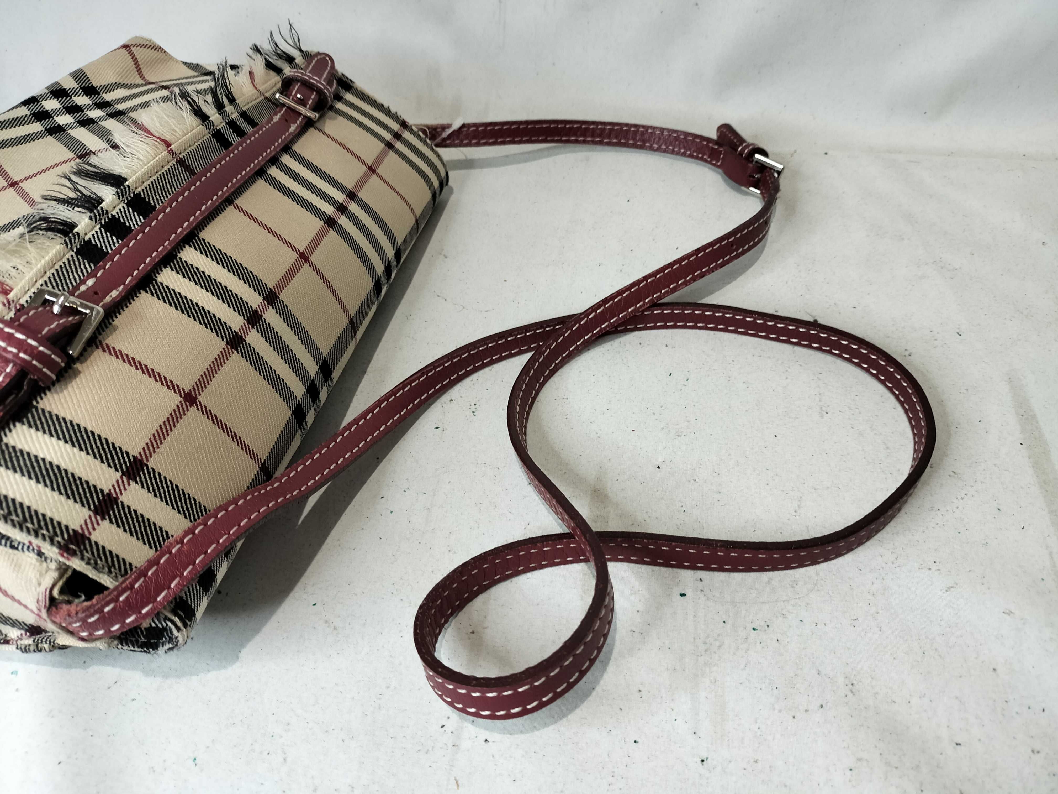 Blue Label Nova Check Shoulder Bag - Canvas x Leather — view 3