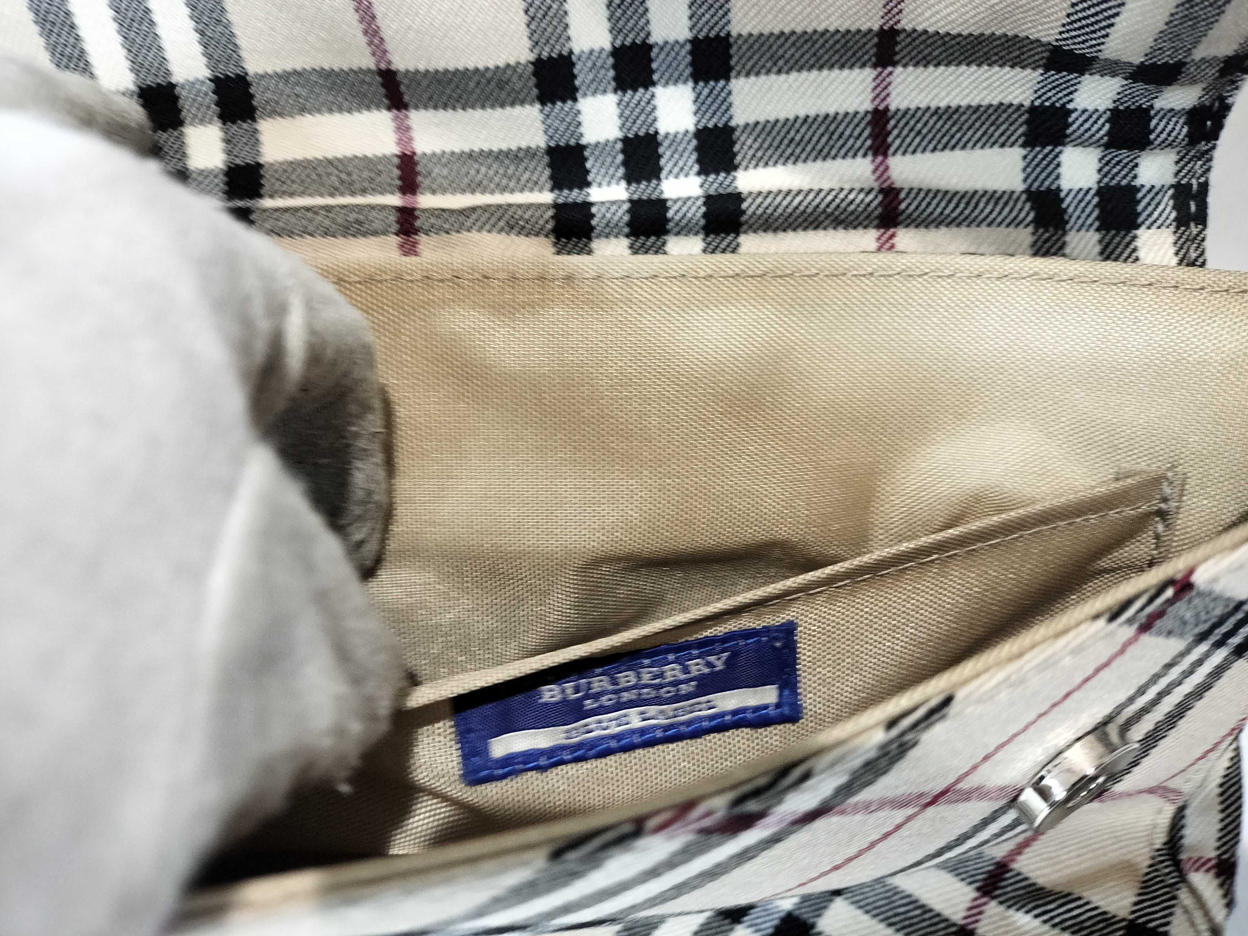 Blue Label Nova Check Shoulder Bag - Canvas x Leather — view 10