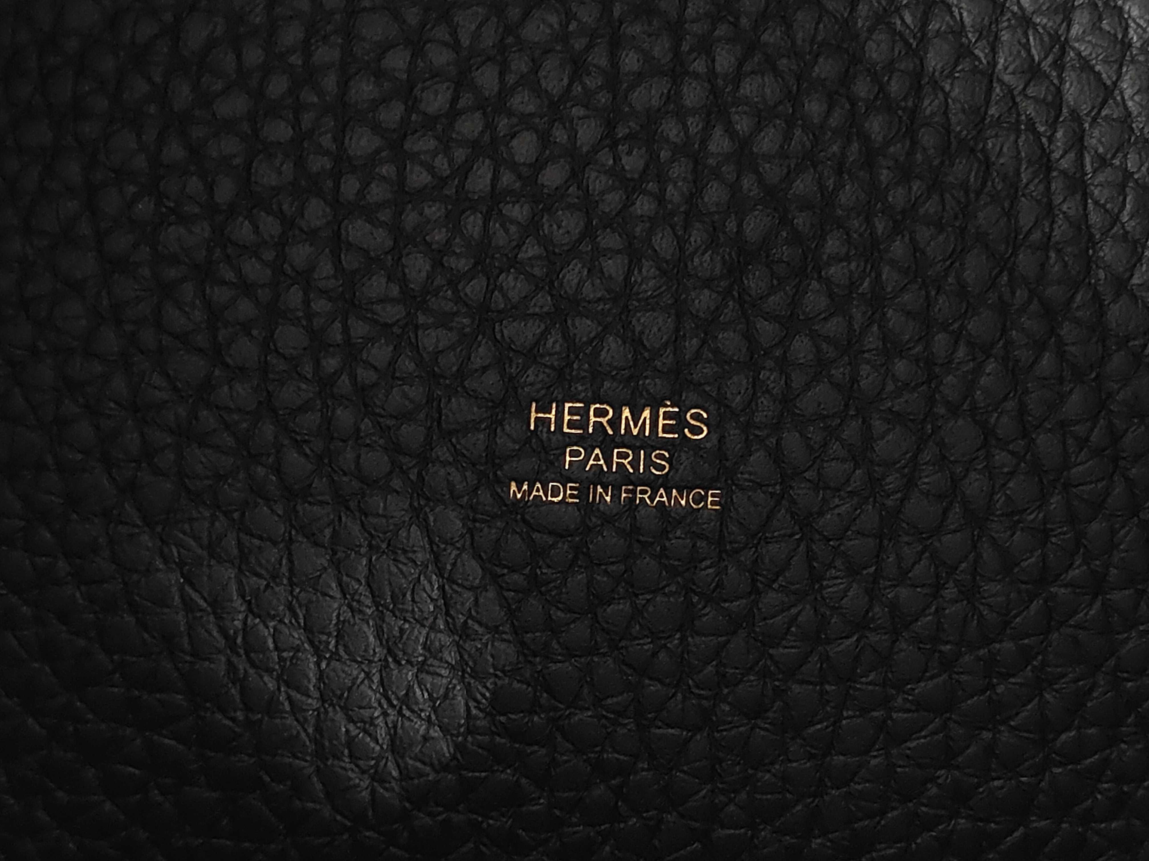 Picotin Lock PM Black G Stamp Taurillon Clemence Leather Handbag — view 9