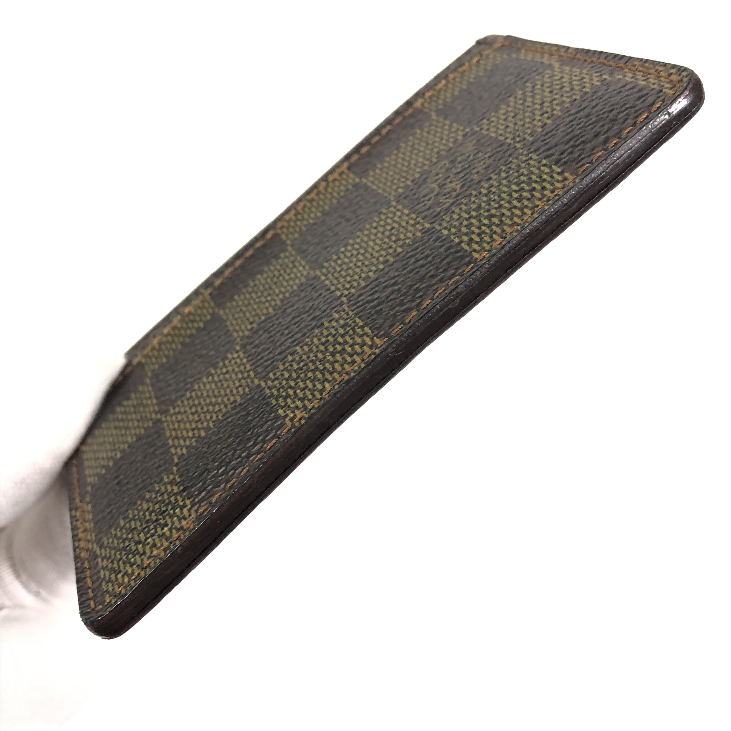 Damier Portecartes Sample N61722 Card Case Ebene SP4047 Business Card Holder Pass Case Card Case Made in France Card Case — view 11