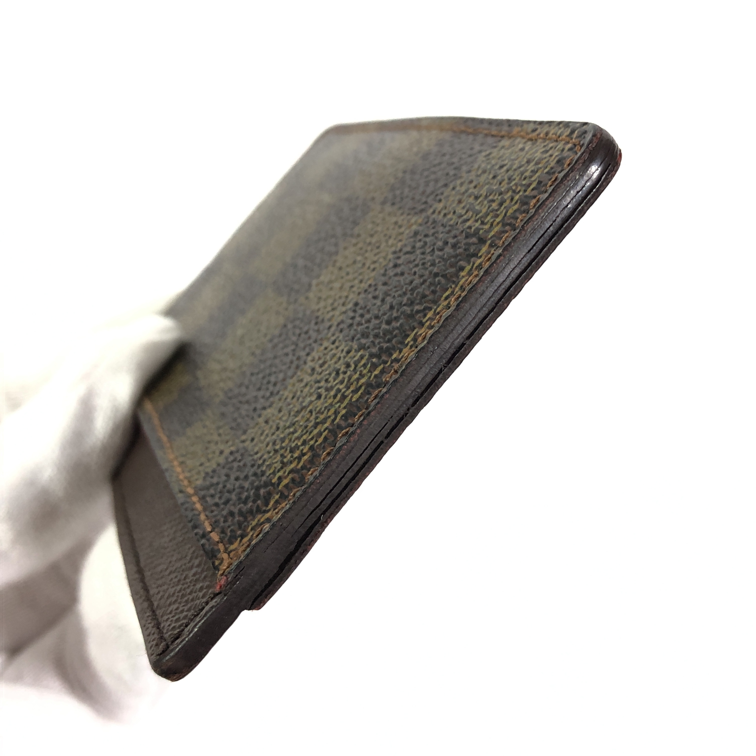 Damier Portecartes Sample N61722 Card Case Ebene SP4047 Business Card Holder Pass Case Card Case Made in France Card Case — view 12