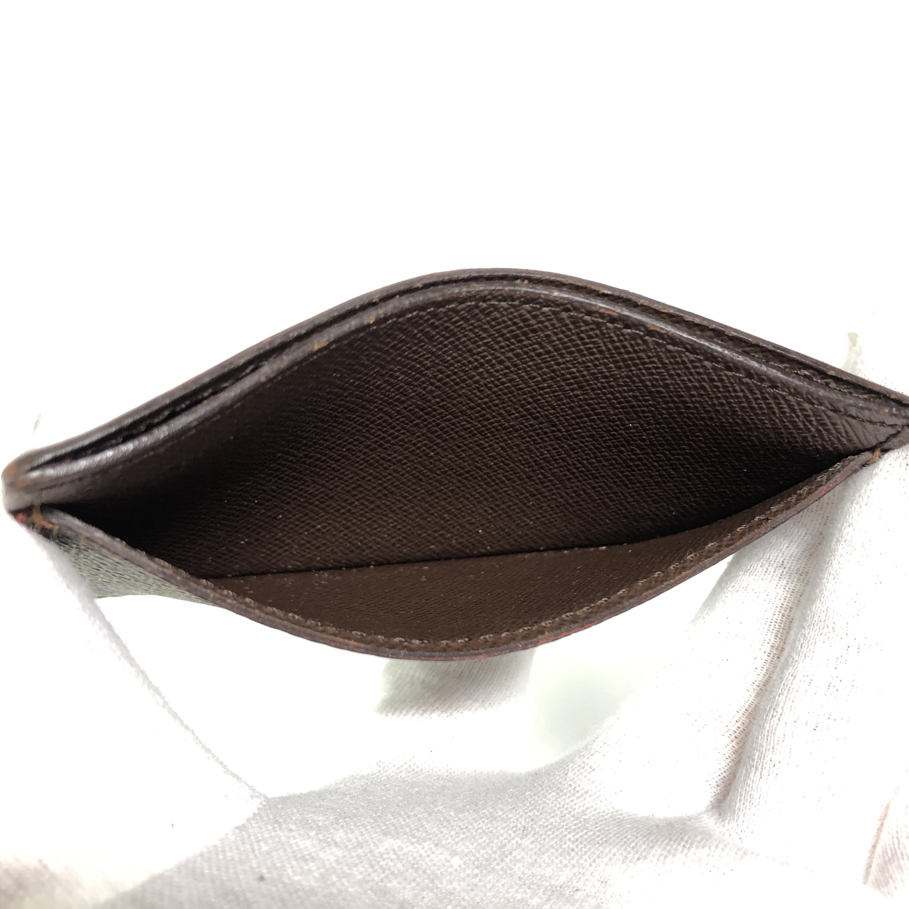 Damier Portecartes Sample N61722 Card Case Ebene SP4047 Business Card Holder Pass Case Card Case Made in France Card Case — view 15