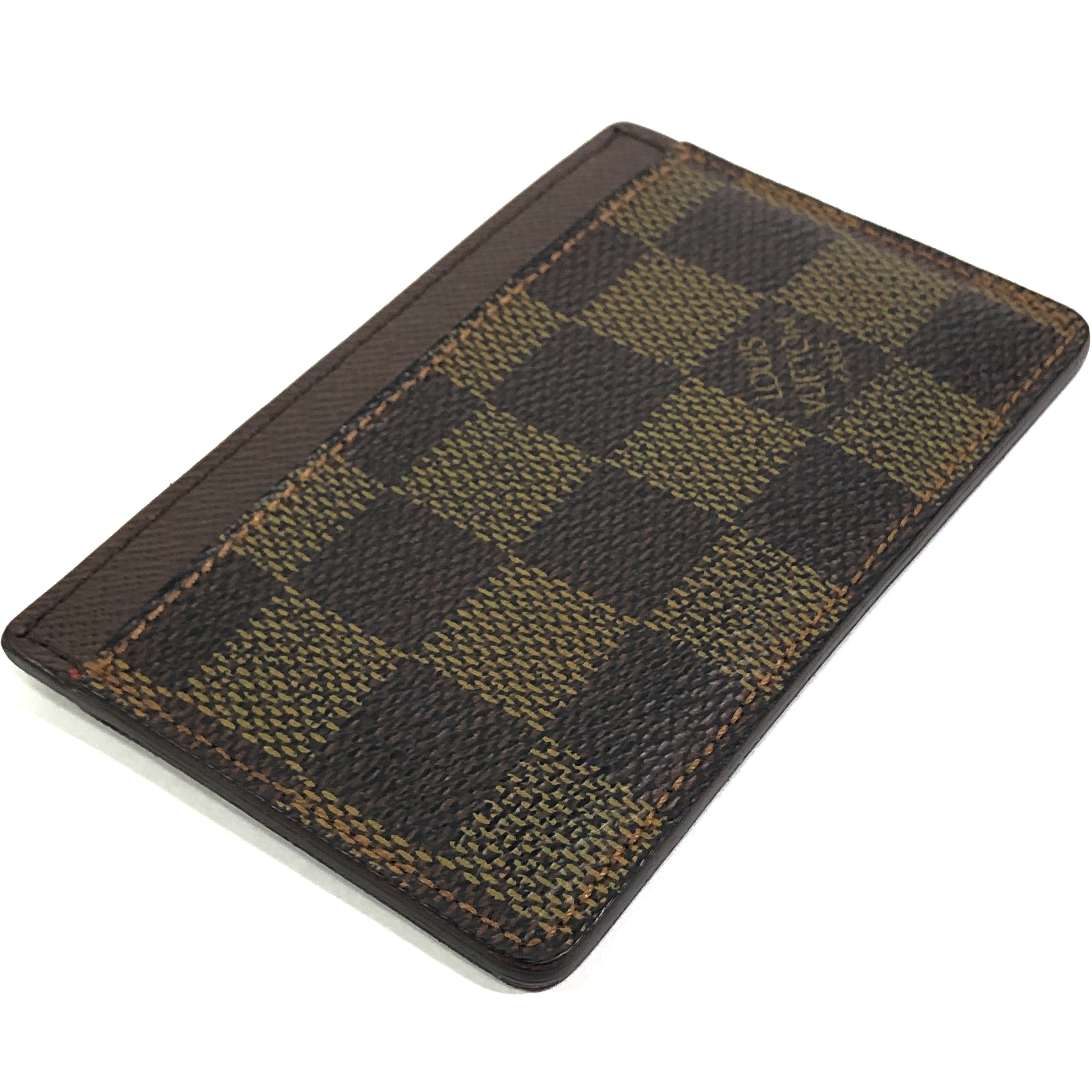 Damier Portecartes Sample N61722 Card Case Ebene SP4047 Business Card Holder Pass Case Card Case Made in France Card Case — view 4