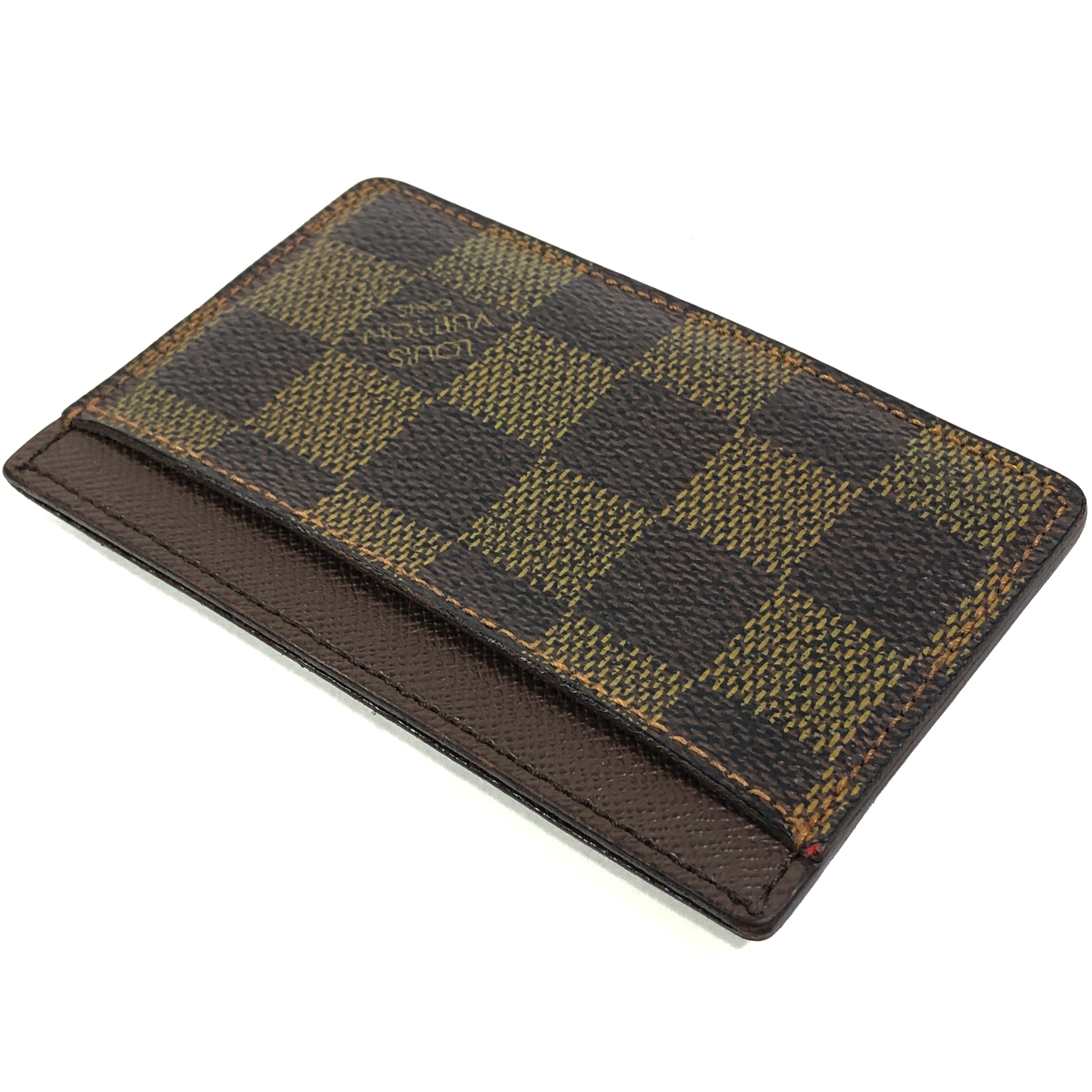 Damier Portecartes Sample N61722 Card Case Ebene SP4047 Business Card Holder Pass Case Card Case Made in France Card Case — view 8