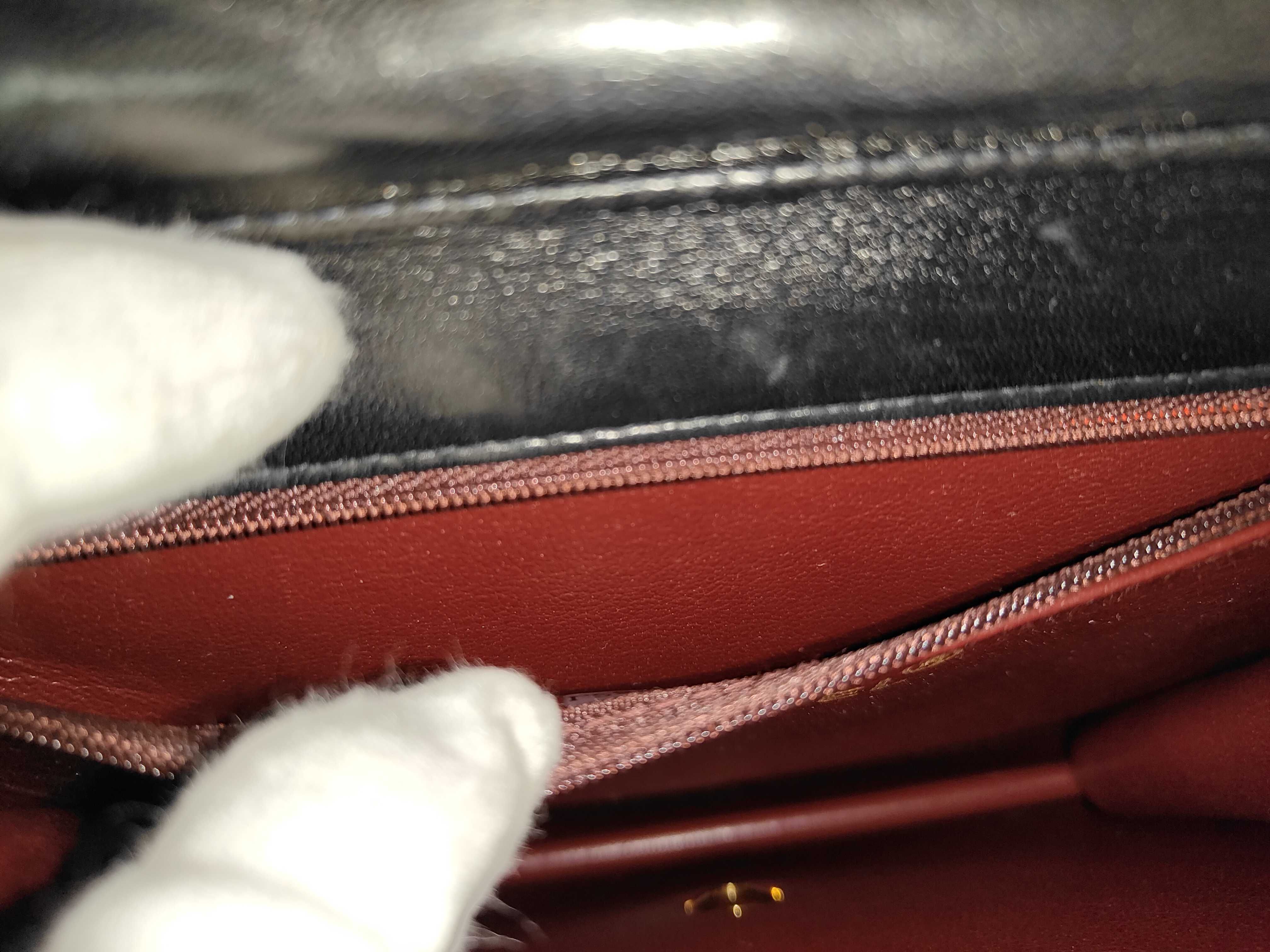 Lambskin Matelassé 22 Push-Lock Gold Hardware Shoulder Bag (Serial Number 3) — view 13