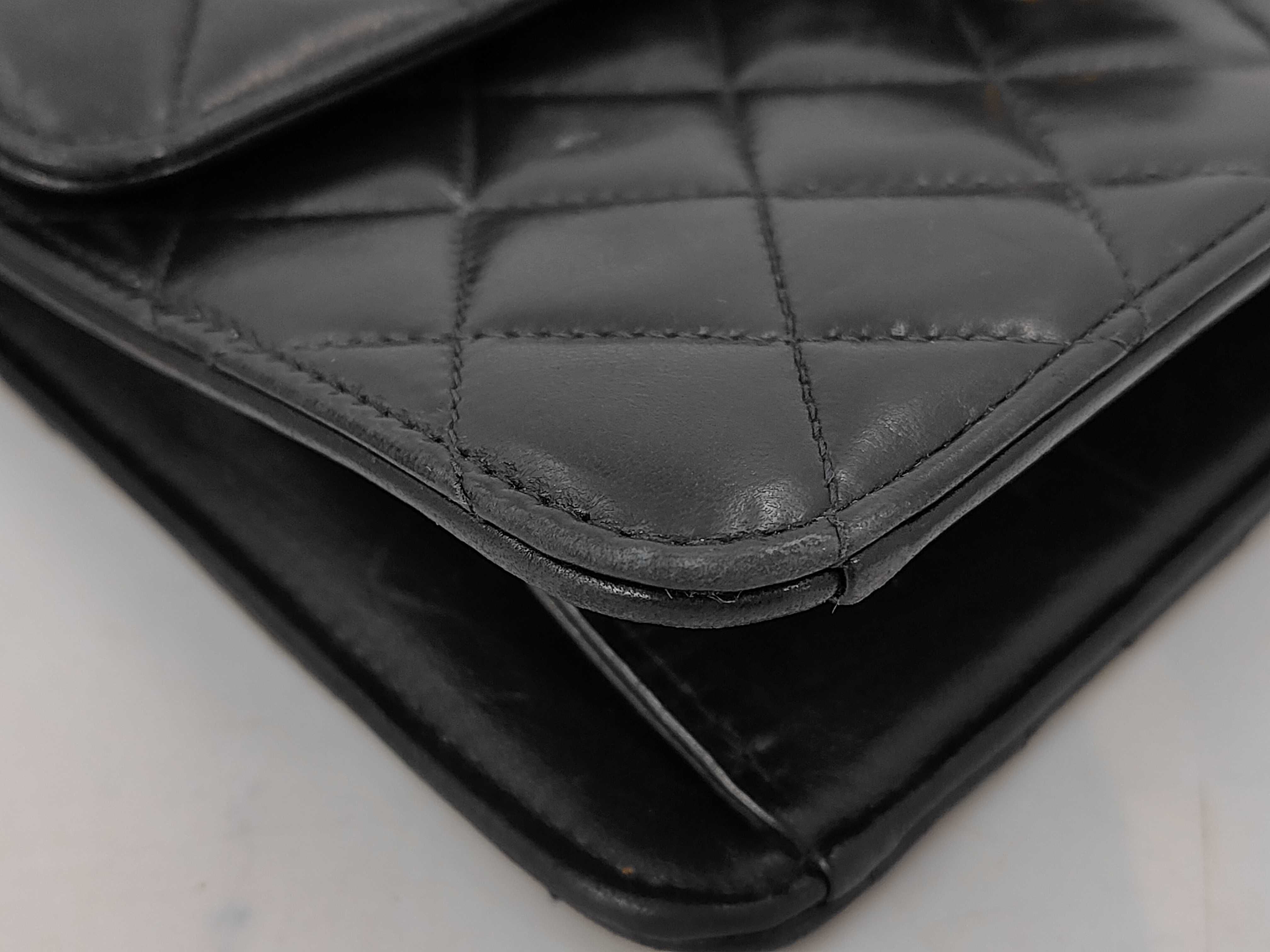 Lambskin Matelassé 22 Push-Lock Gold Hardware Shoulder Bag (Serial Number 3) — view 7