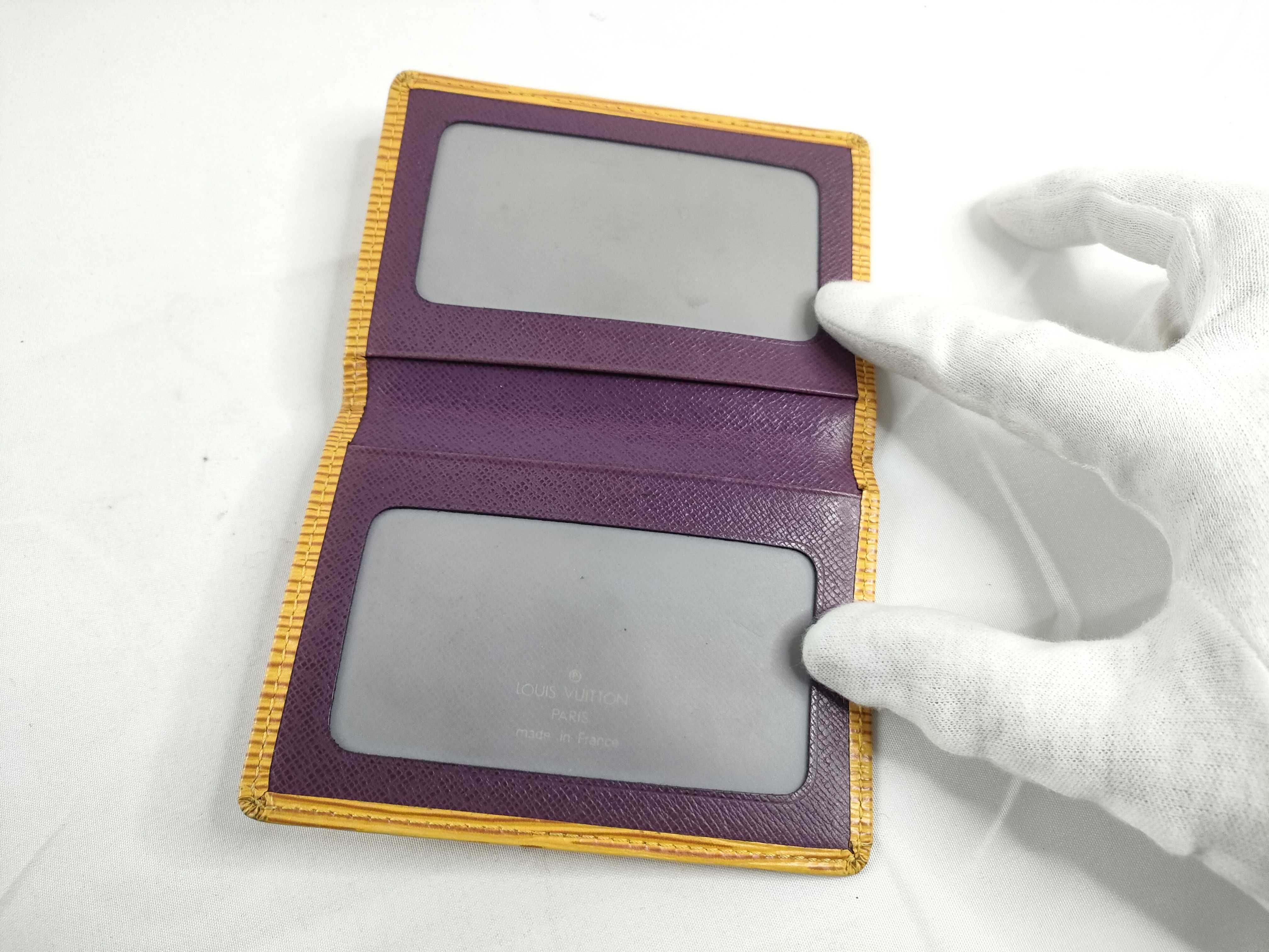 Epi LV Pass Case Yellow Card Case — view 8