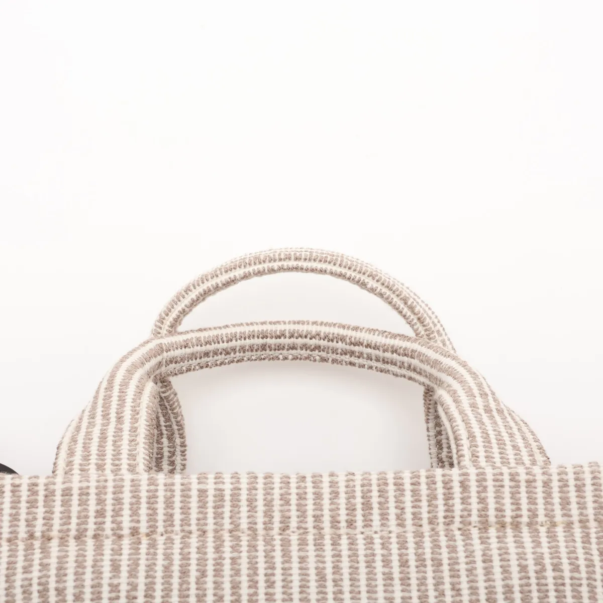 Triomphe Small Cabas Thais Canvas x Leather 2-Way Handbag Beige x Brown — view 6