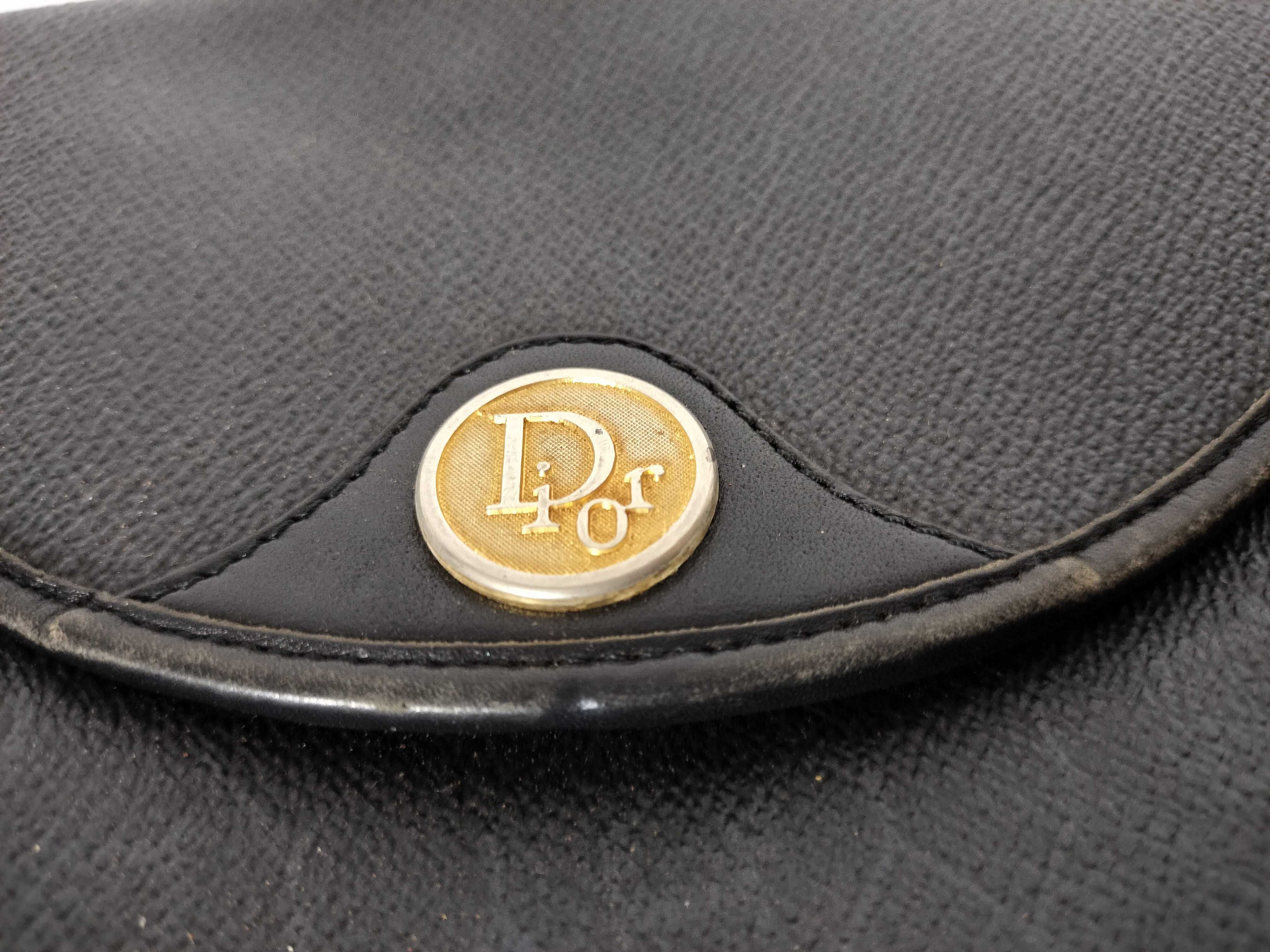 Leather Shoulder Bag (Black) — view 6
