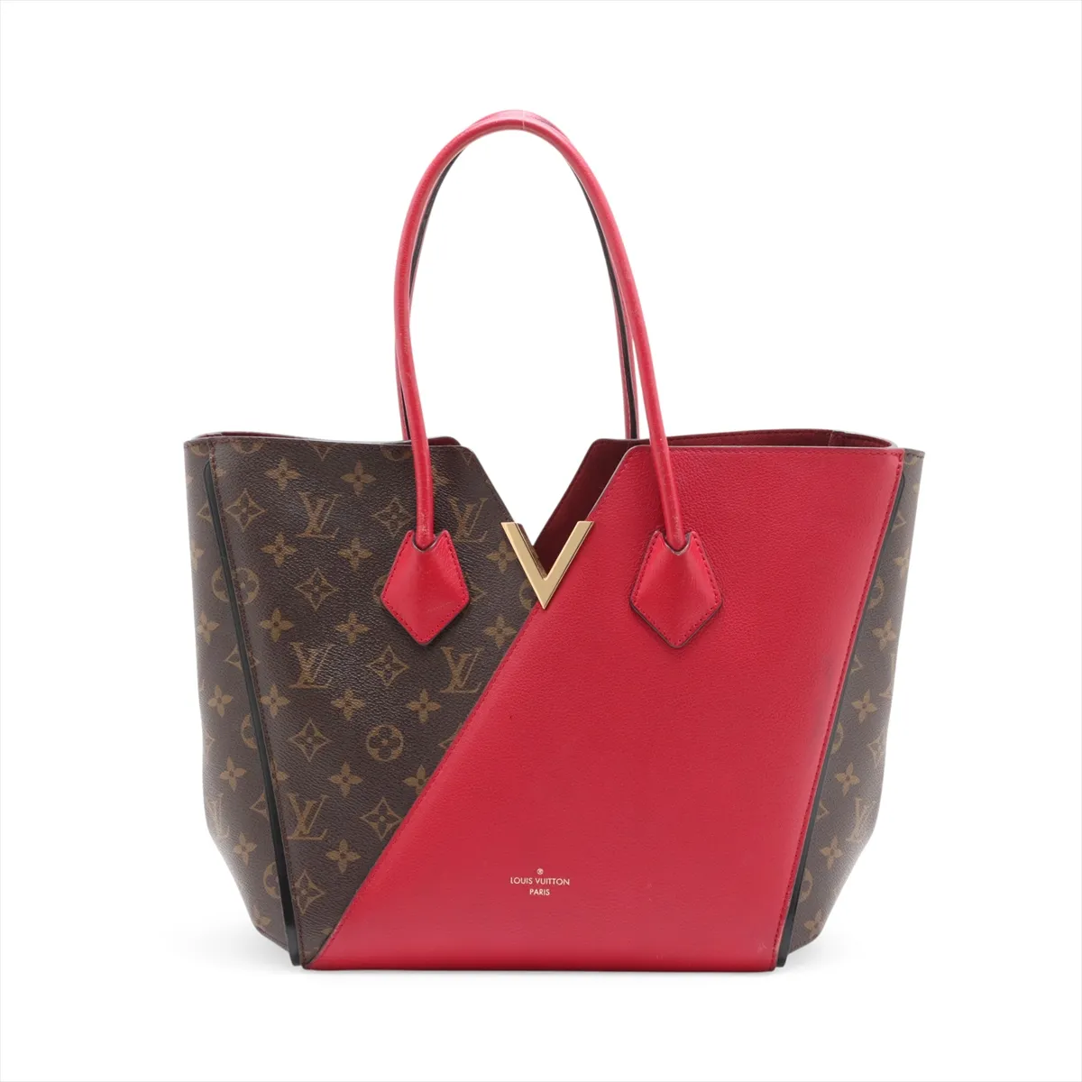 Monogram x Leather Kimono PM M41856 DU3185 Red x Brown