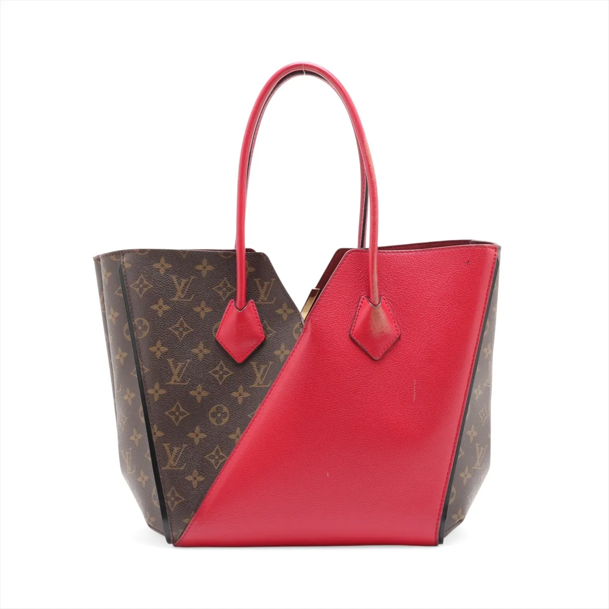 Monogram x Leather Kimono PM M41856 DU3185 Red x Brown — view 2