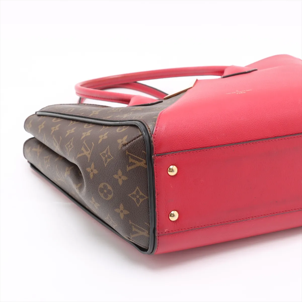 Monogram x Leather Kimono PM M41856 DU3185 Red x Brown — view 4