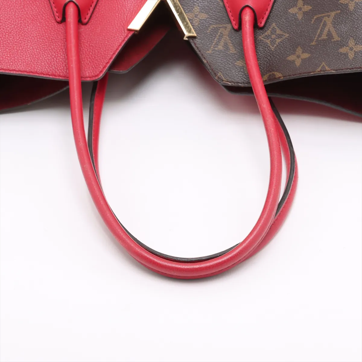 Monogram x Leather Kimono PM M41856 DU3185 Red x Brown — view 5