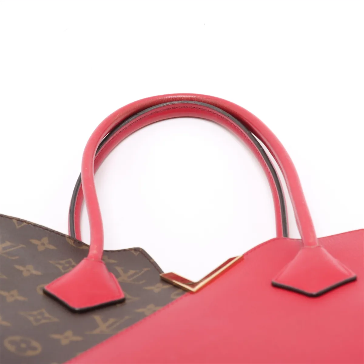 Monogram x Leather Kimono PM M41856 DU3185 Red x Brown — view 6