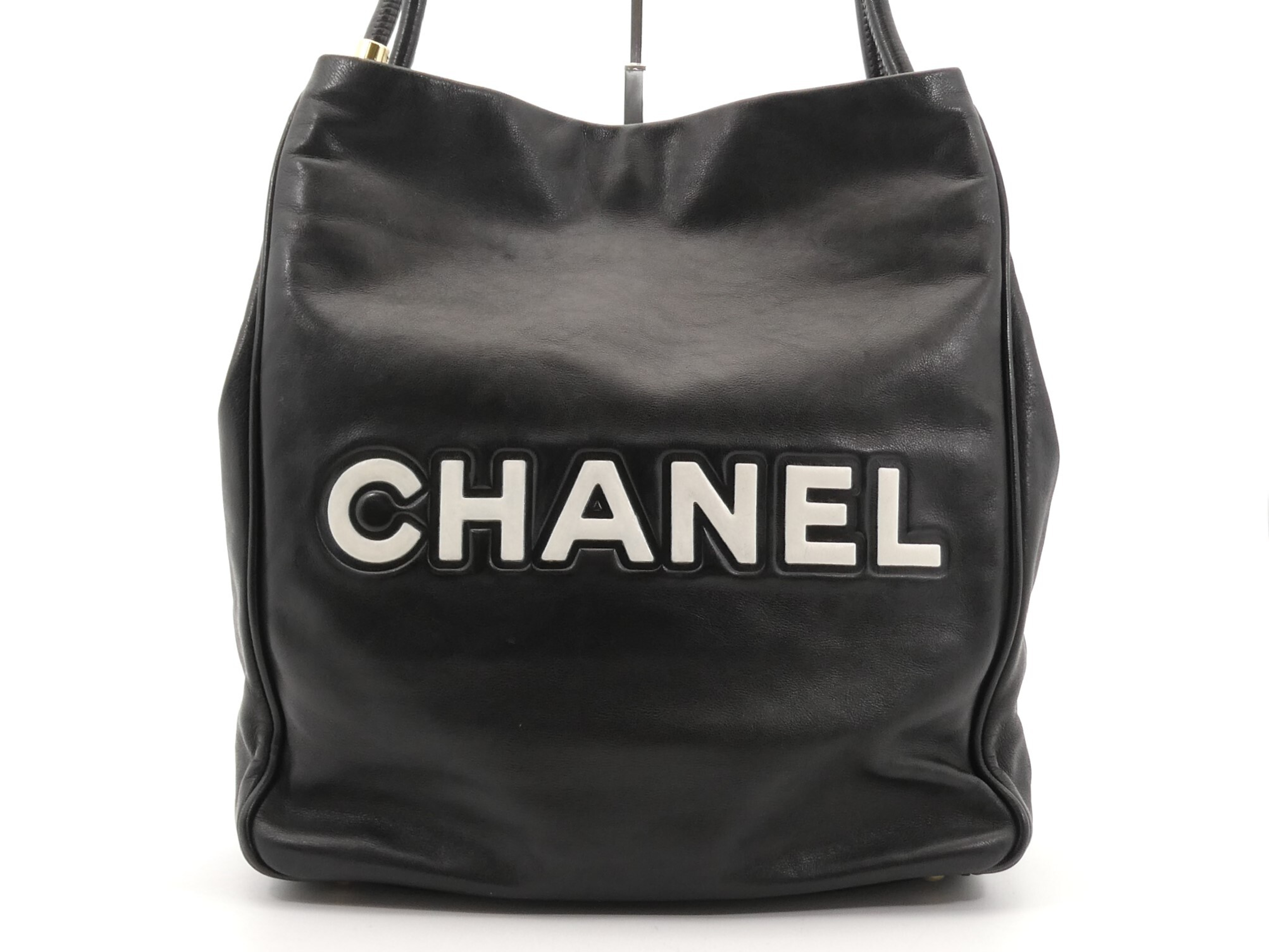Camellia Coco Mark Leather Shoulder Bag — view 2