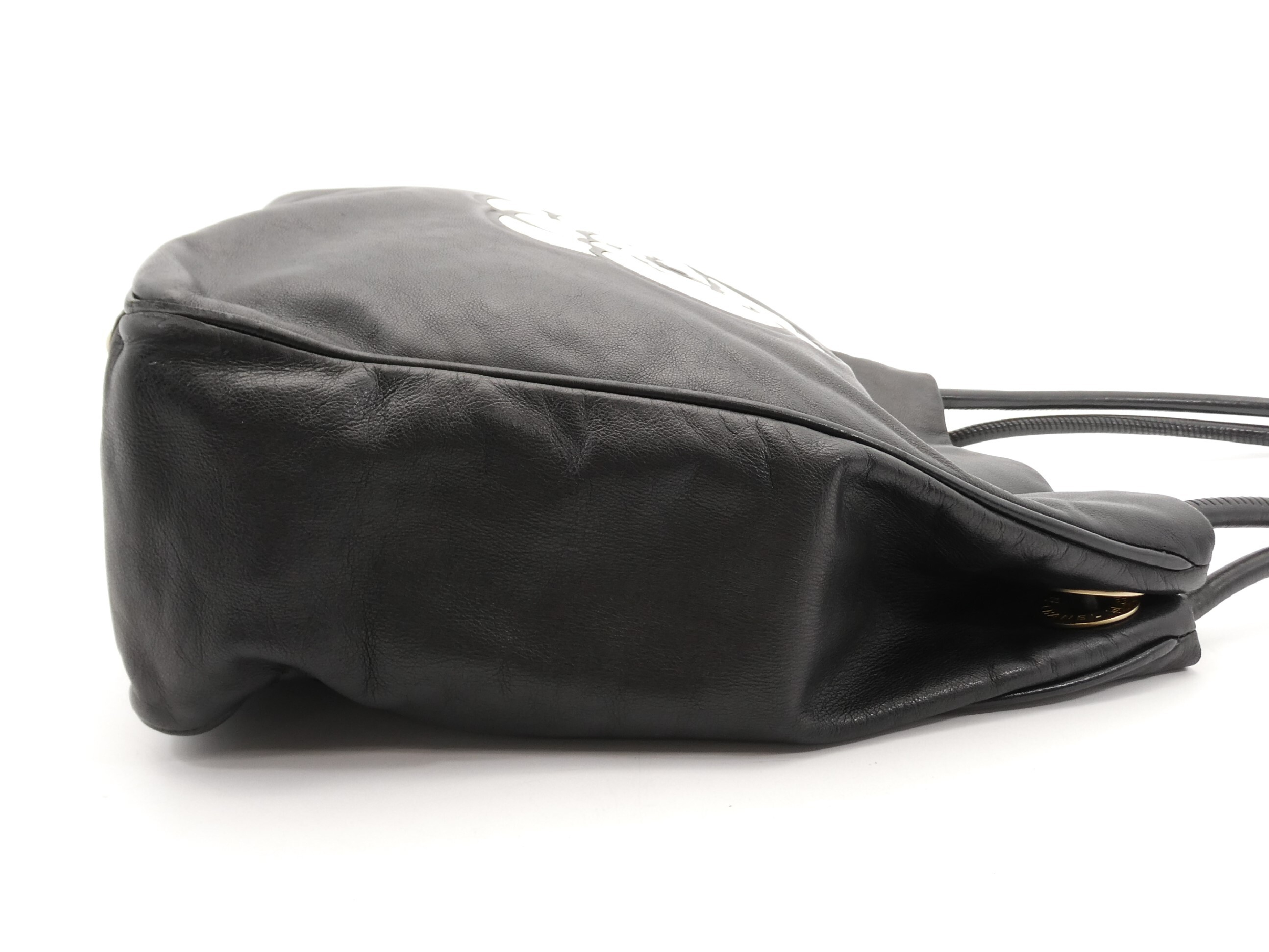 Camellia Coco Mark Leather Shoulder Bag — view 4