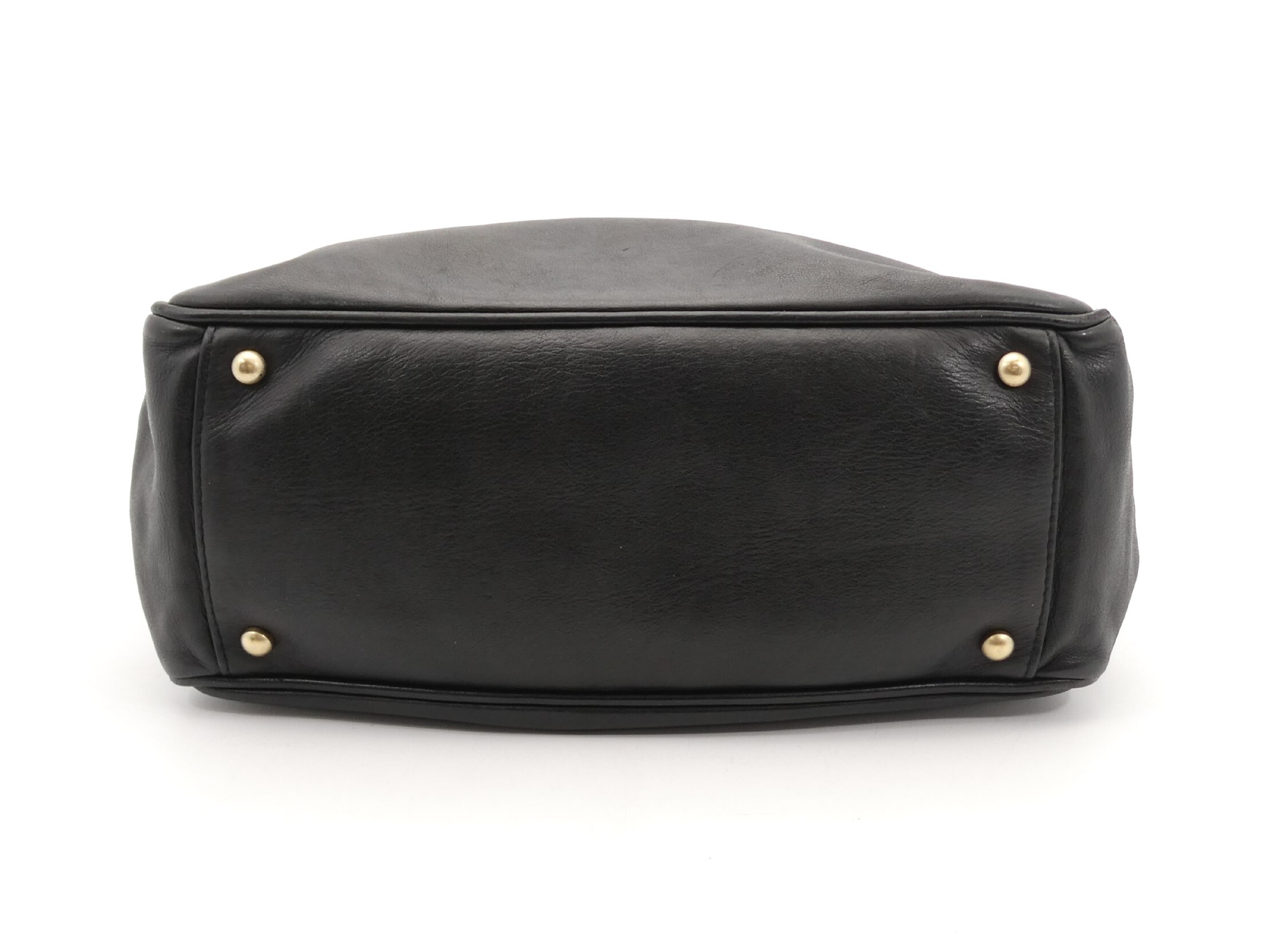 Camellia Coco Mark Leather Shoulder Bag — view 5