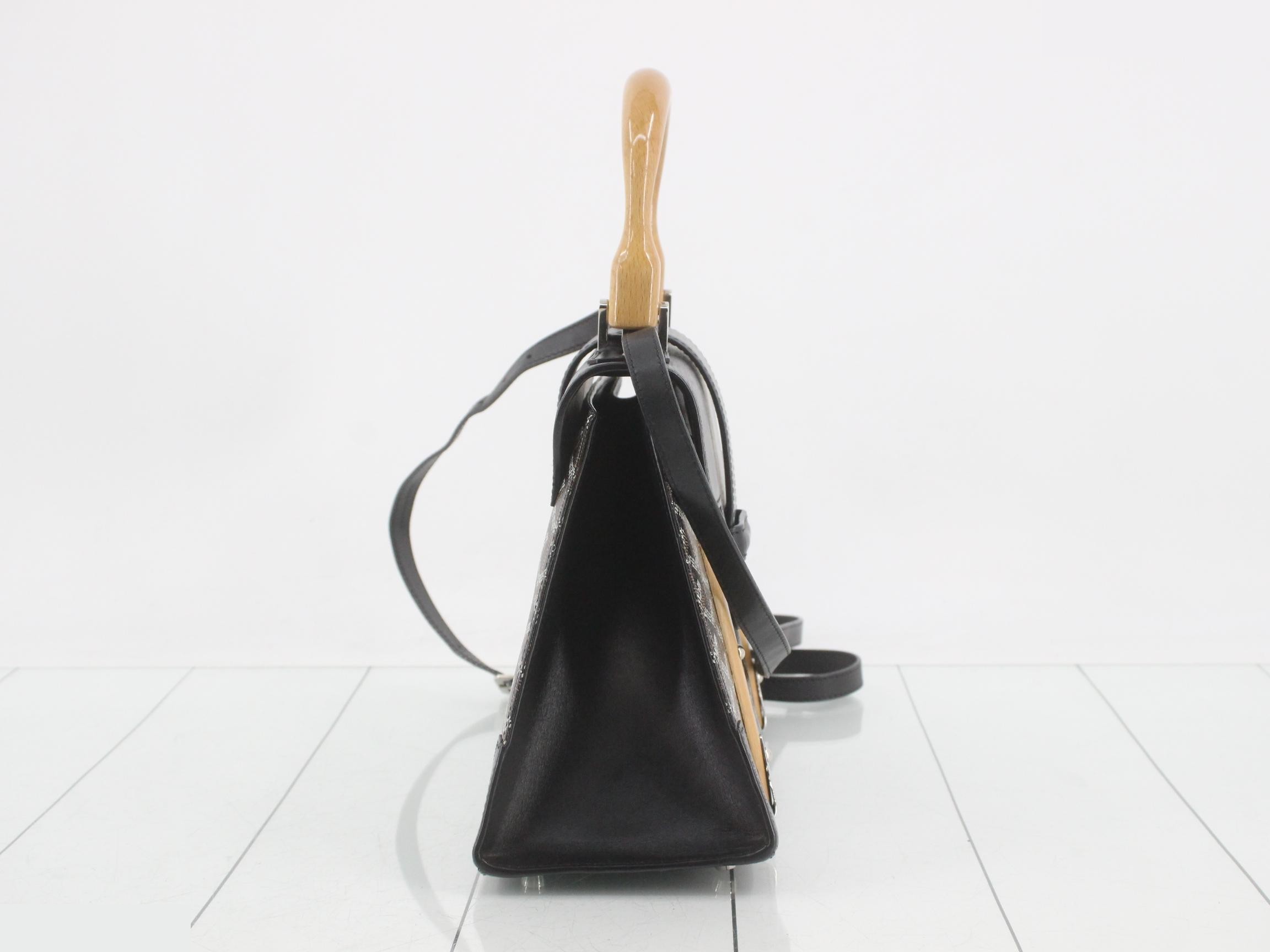 Saigon PVC/Leather 2-Way Shoulder/Handbag, Multicolor — view 4