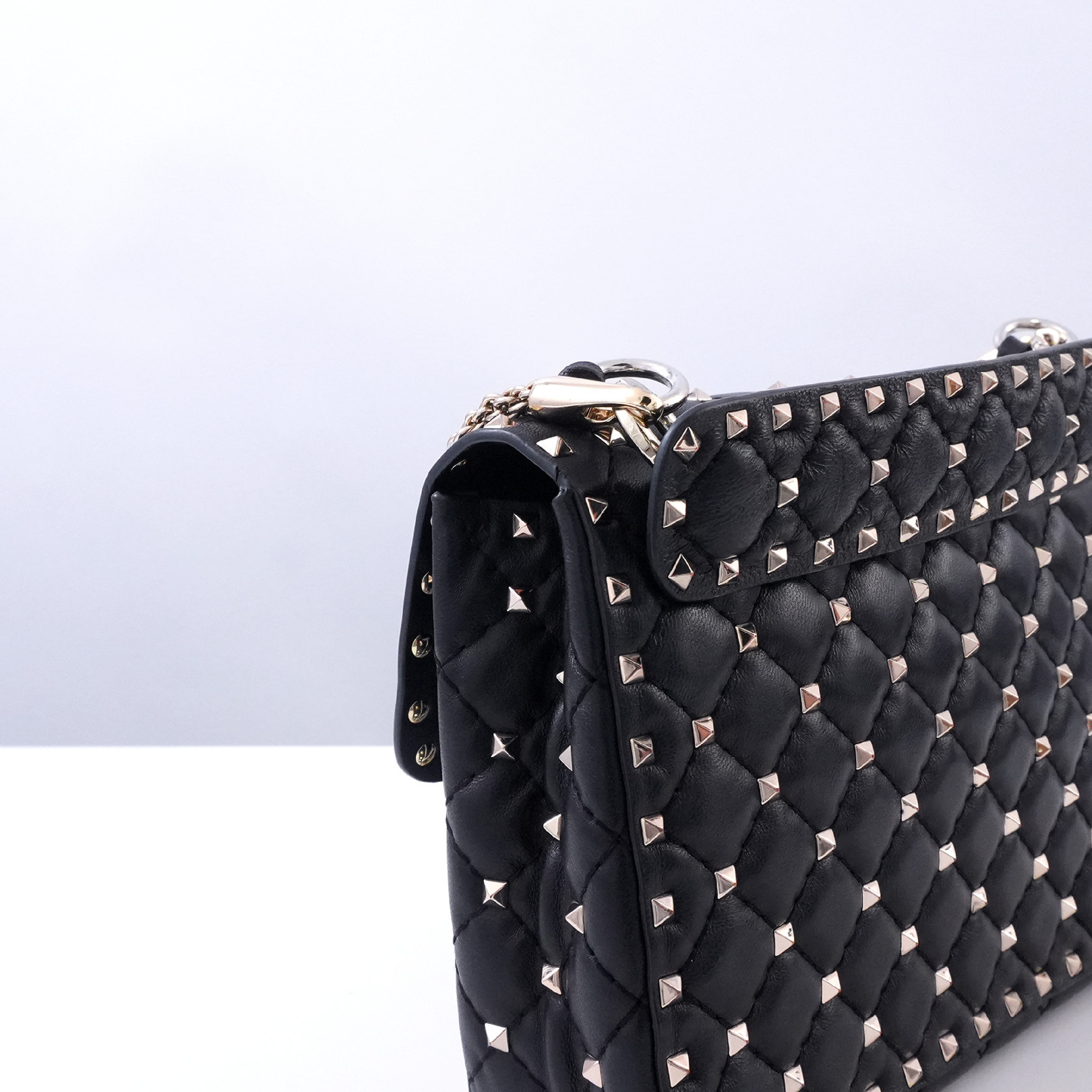 Rockstud 2-way Chain Shoulder Bag with Care Card — view 11