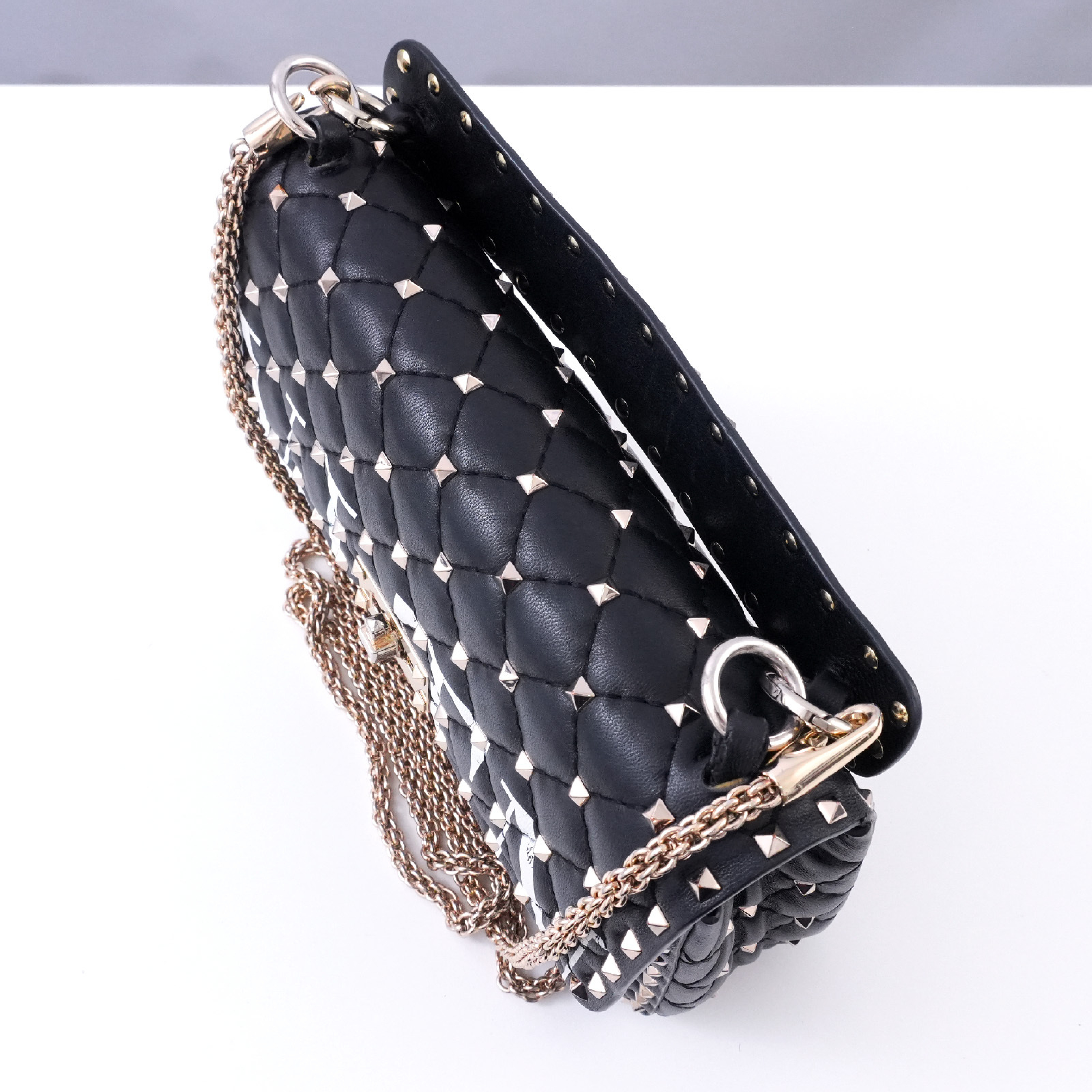 Rockstud 2-way Chain Shoulder Bag with Care Card — view 3