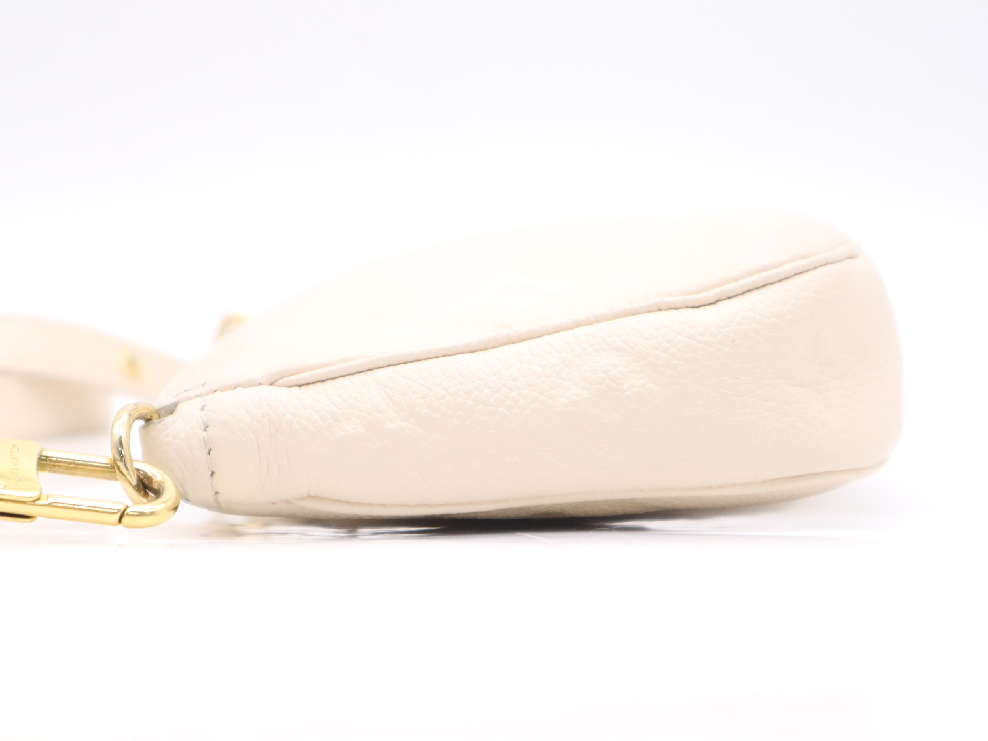 M46568 Monogram Empreinte Multi Pochette Accessoires Cream Shoulder Bag with 2 Shoulder Straps (RFID verified) — view 3