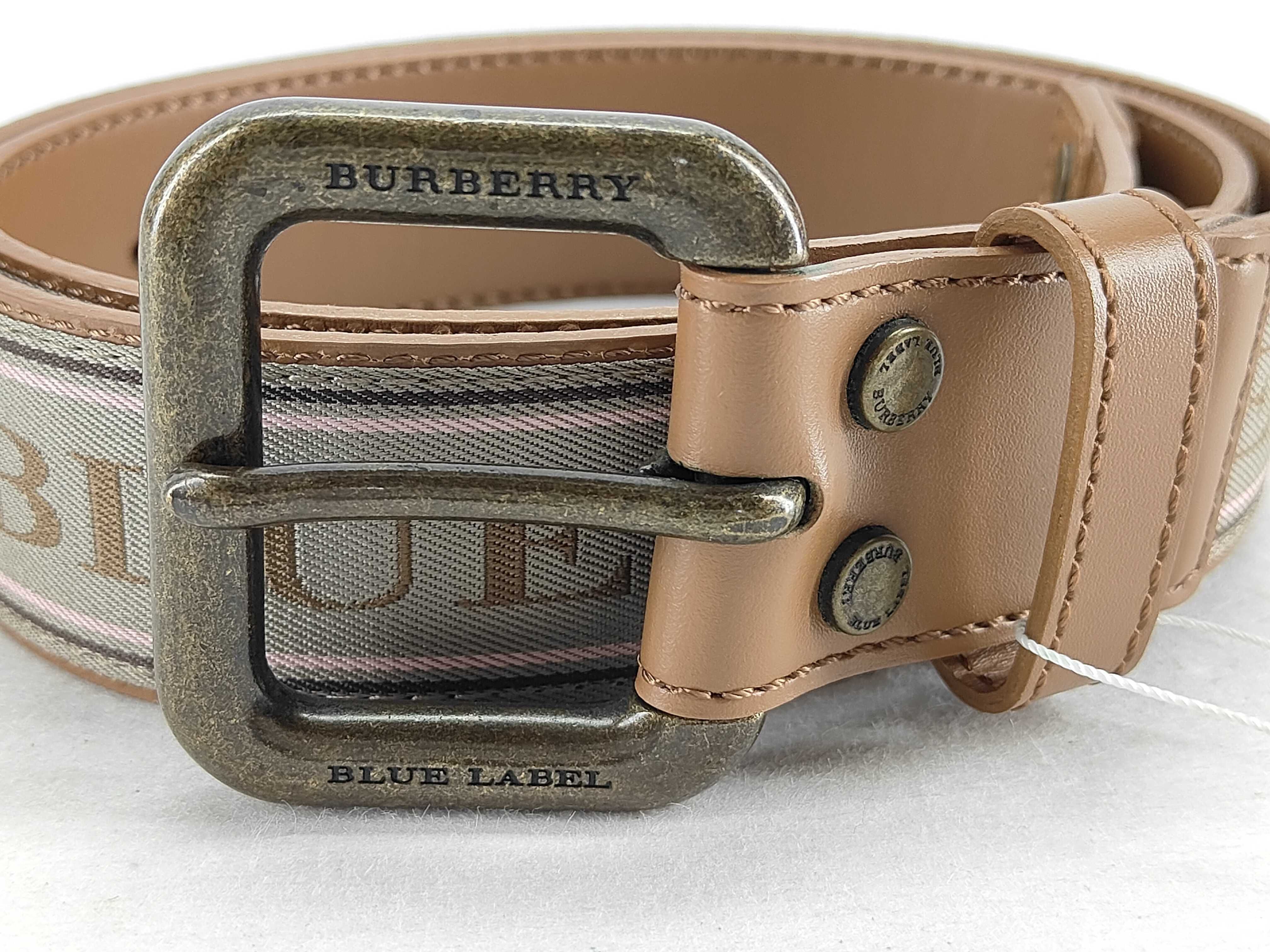 Leather Belt, Sanyo Shokai Burberry Belt — view 2