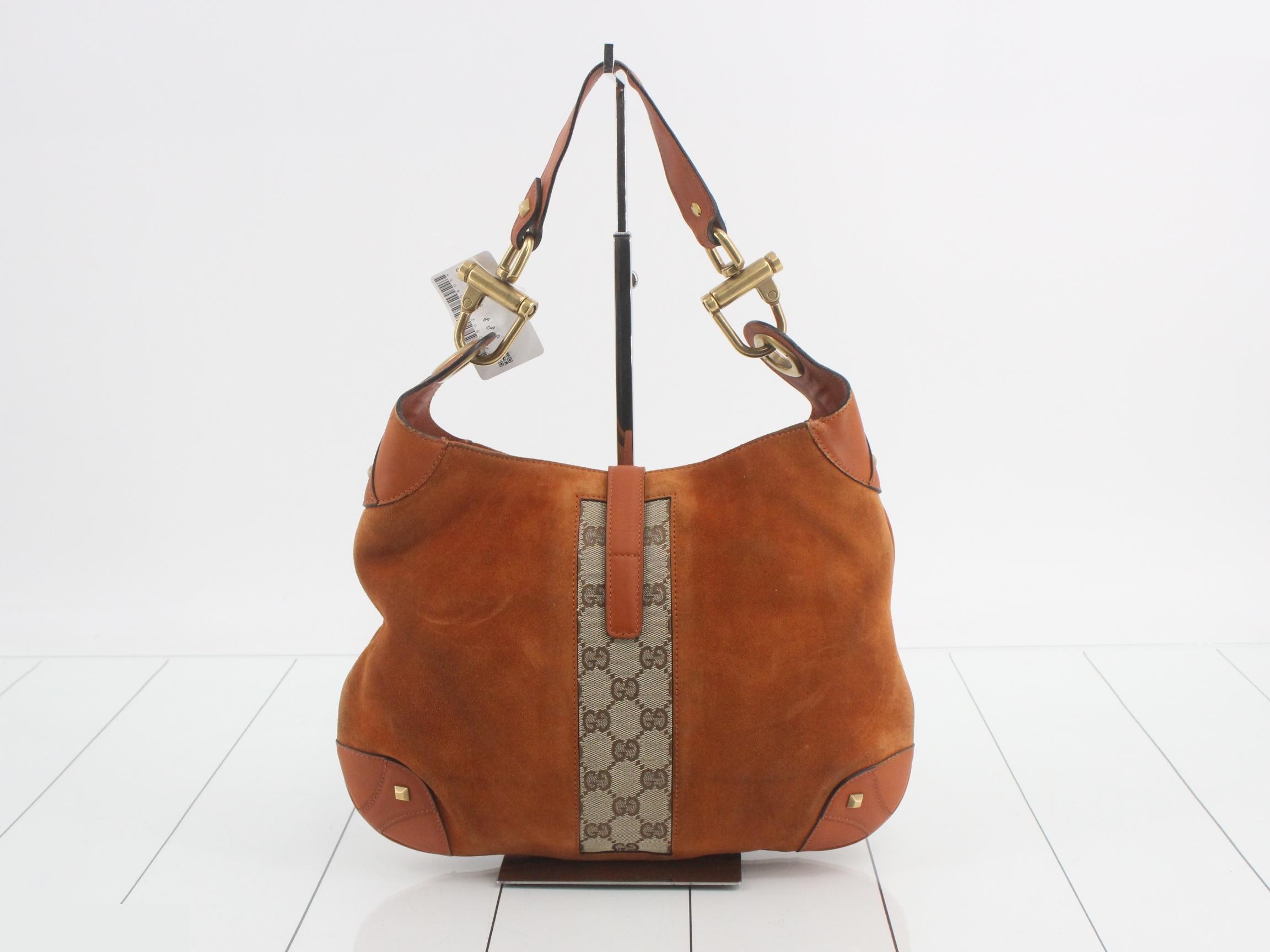 New Jackie Suede Horsebit Shoulder Bag — view 2