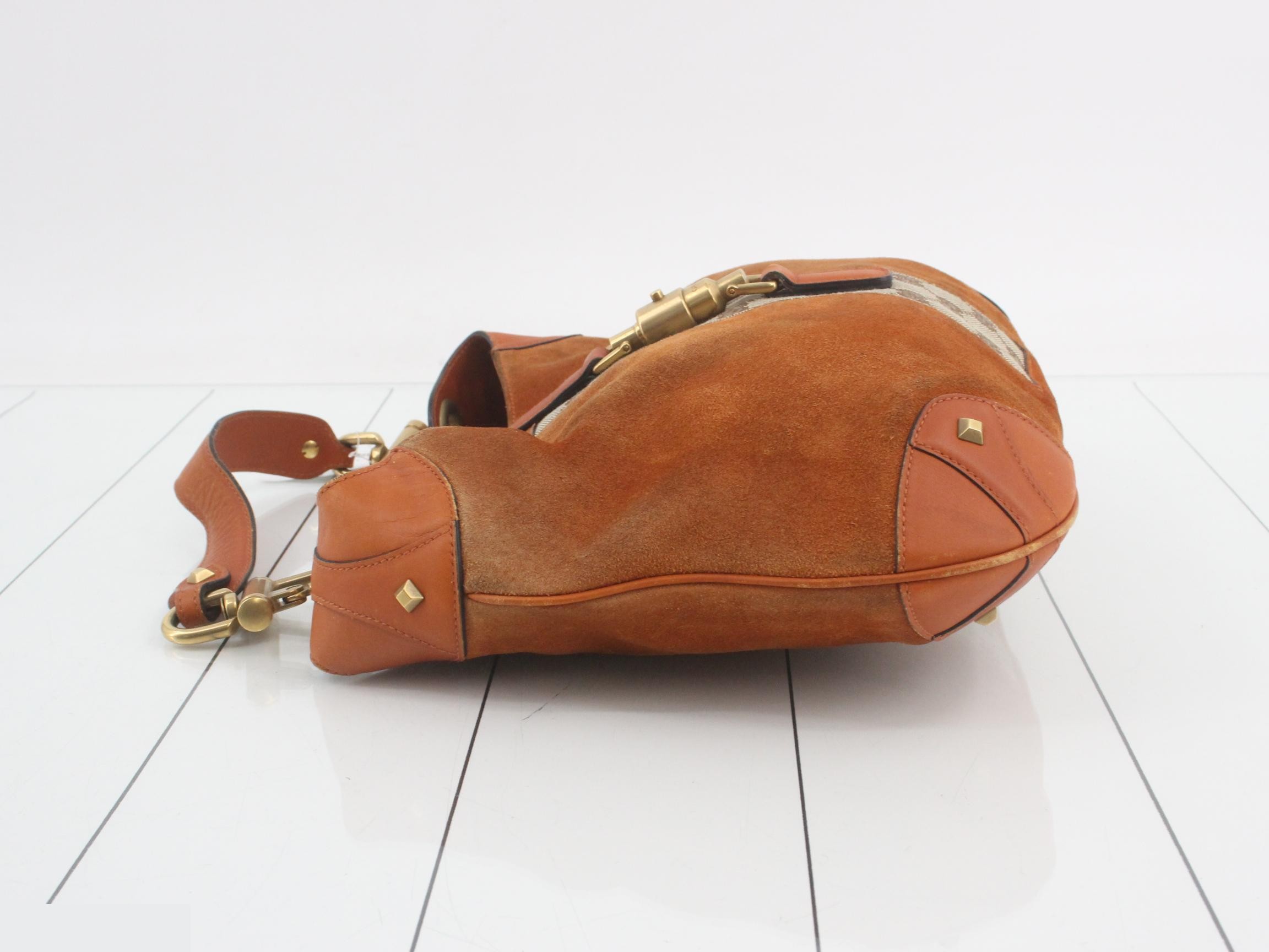 New Jackie Suede Horsebit Shoulder Bag — view 4