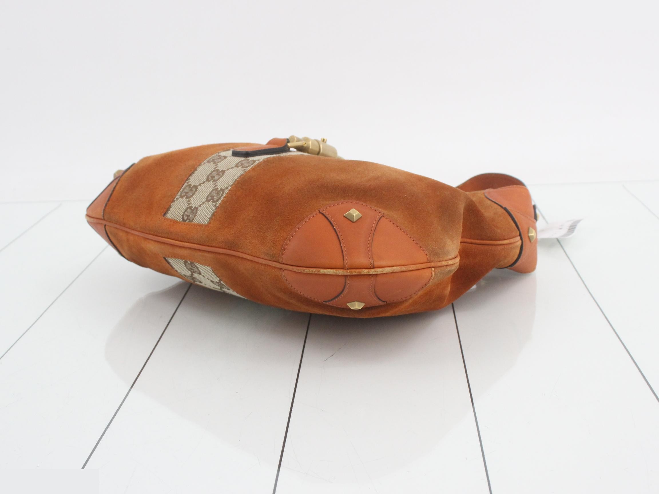 New Jackie Suede Horsebit Shoulder Bag — view 6