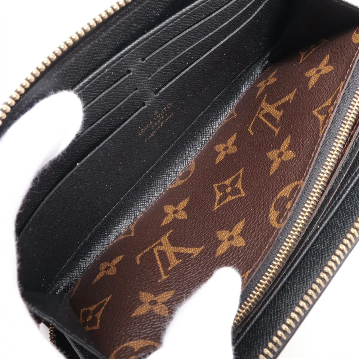 Monogram Zippy Wallet Retiro M61855 MI4117 Noir Round Zip Wallet — view 5