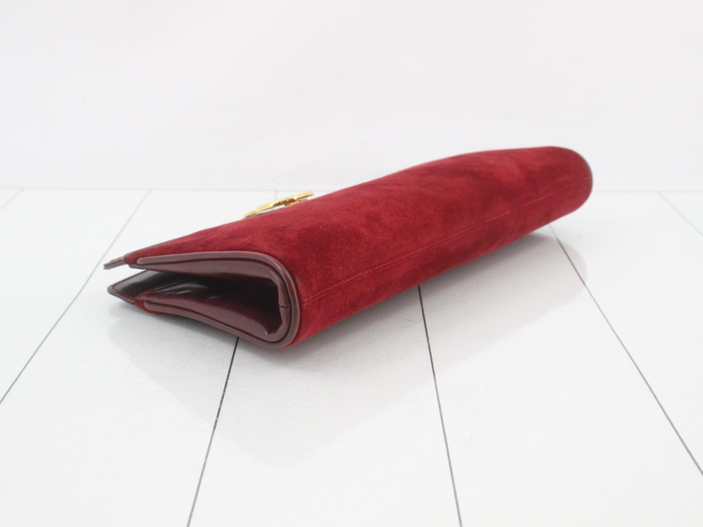 Suede clutch bag — view 5