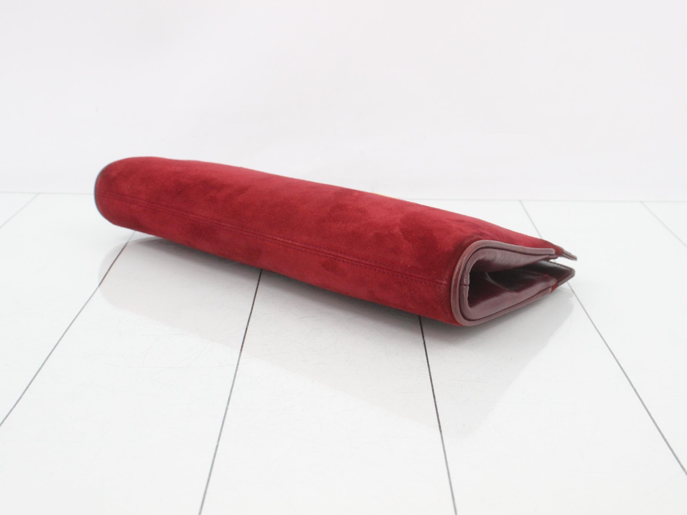 Suede clutch bag — view 6