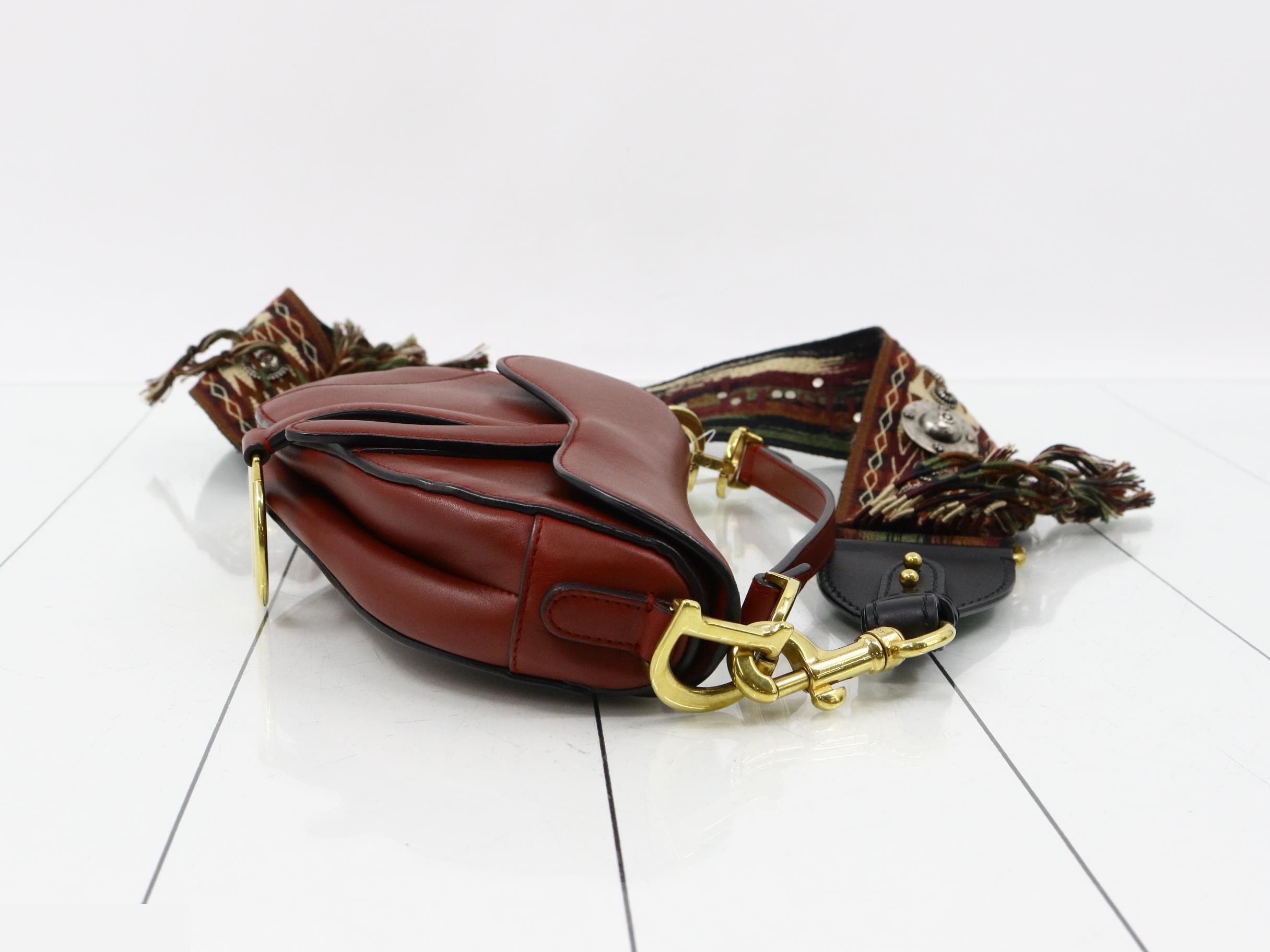 Saddle Leather 2-Way Shoulder Bag — view 3