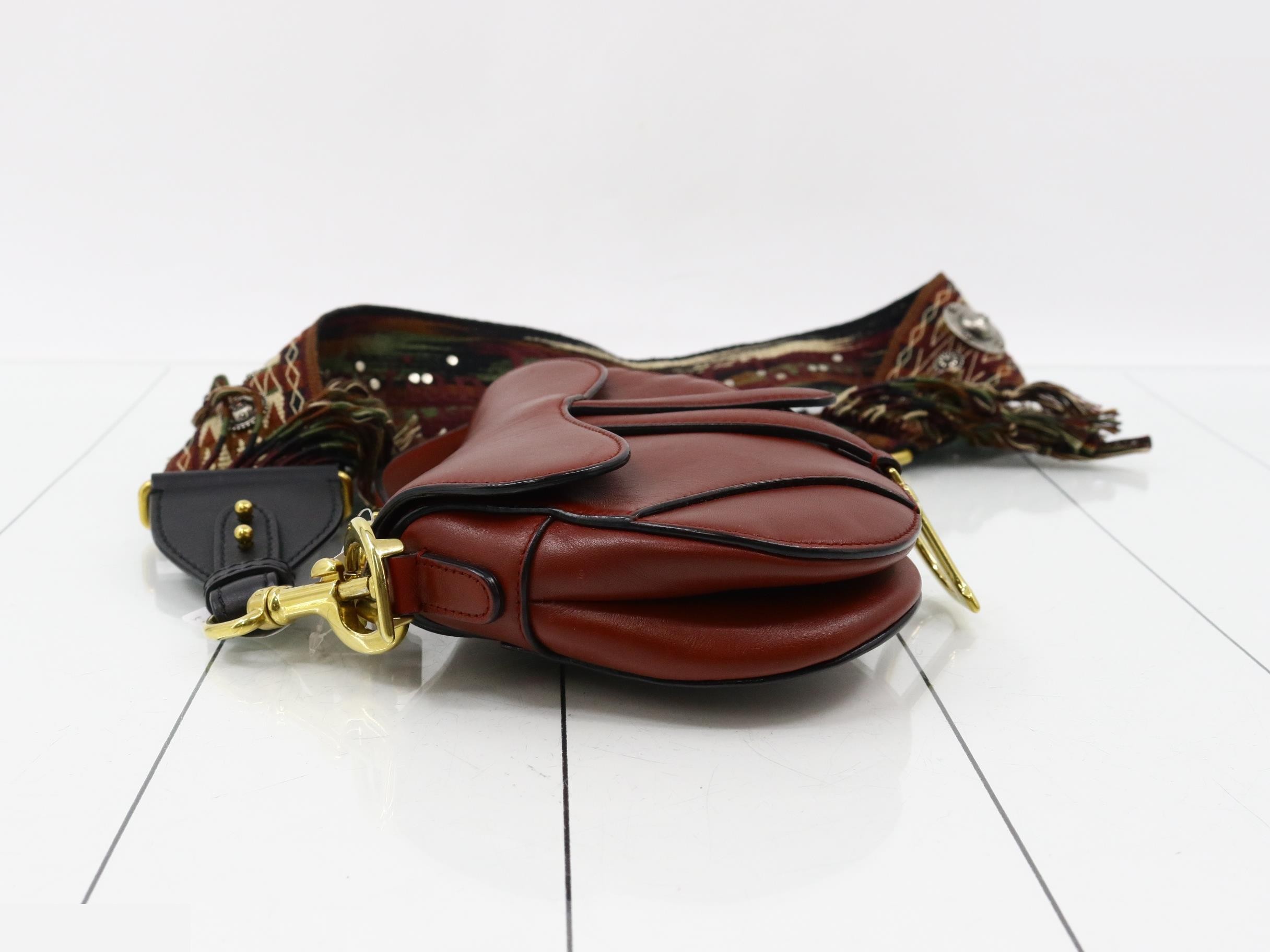 Saddle Leather 2-Way Shoulder Bag — view 4