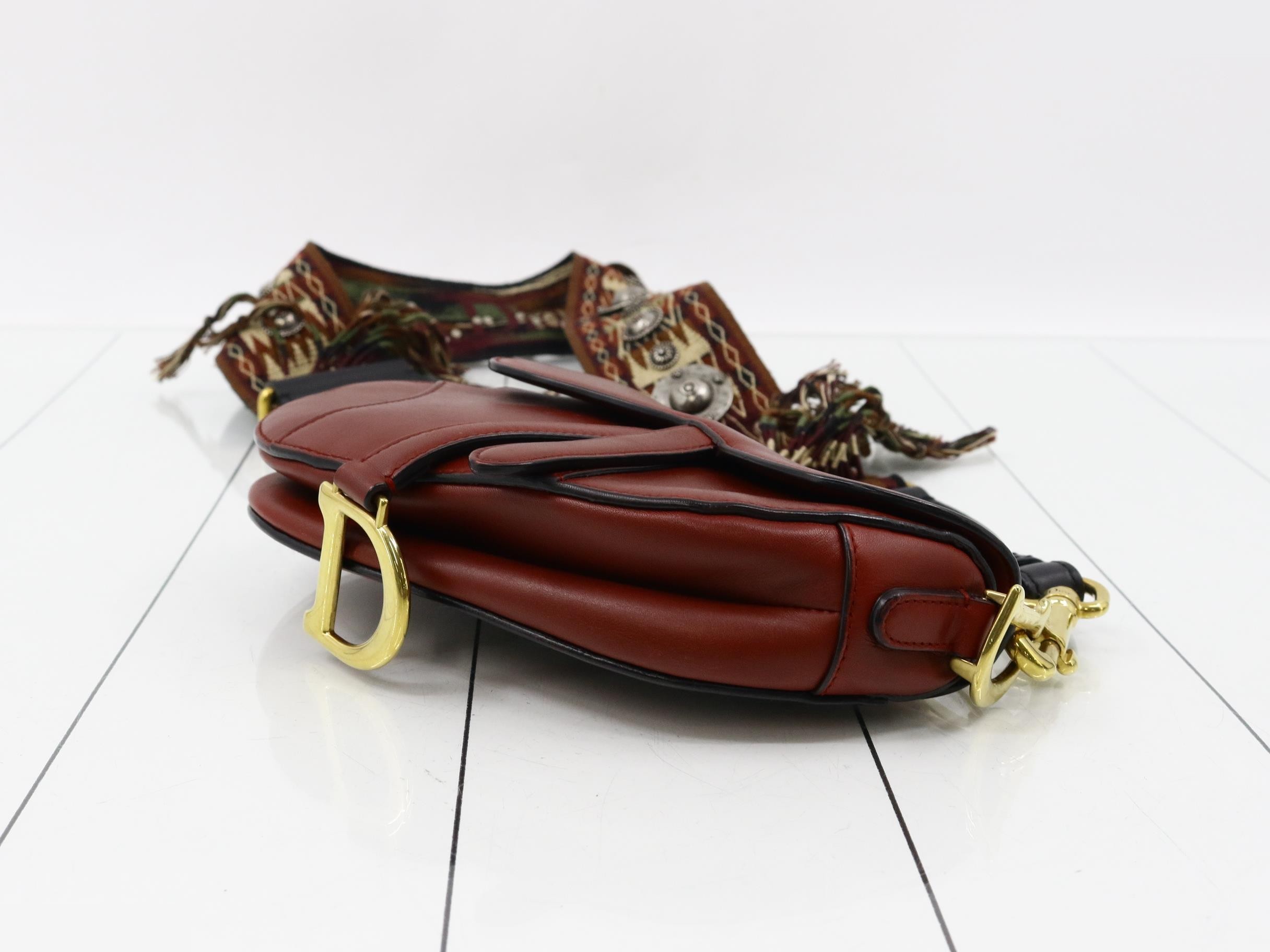 Saddle Leather 2-Way Shoulder Bag — view 6