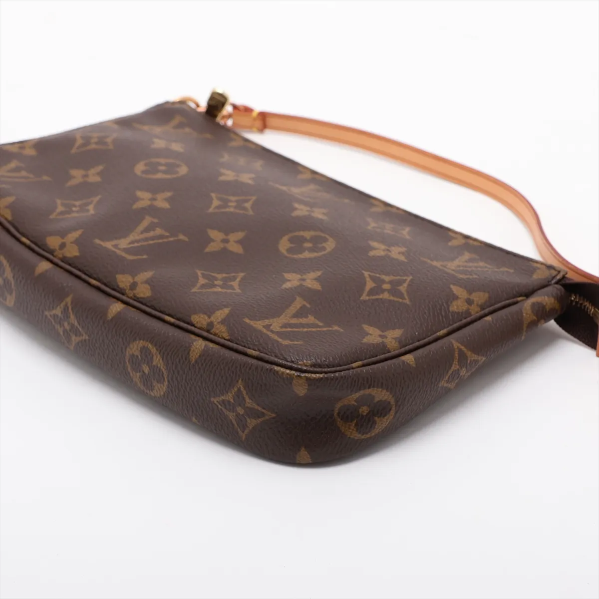 Monogram Pochette Accessoires M51980 VI1010 Brown (Handle repaired by aftermarket manufacturer) — view 3