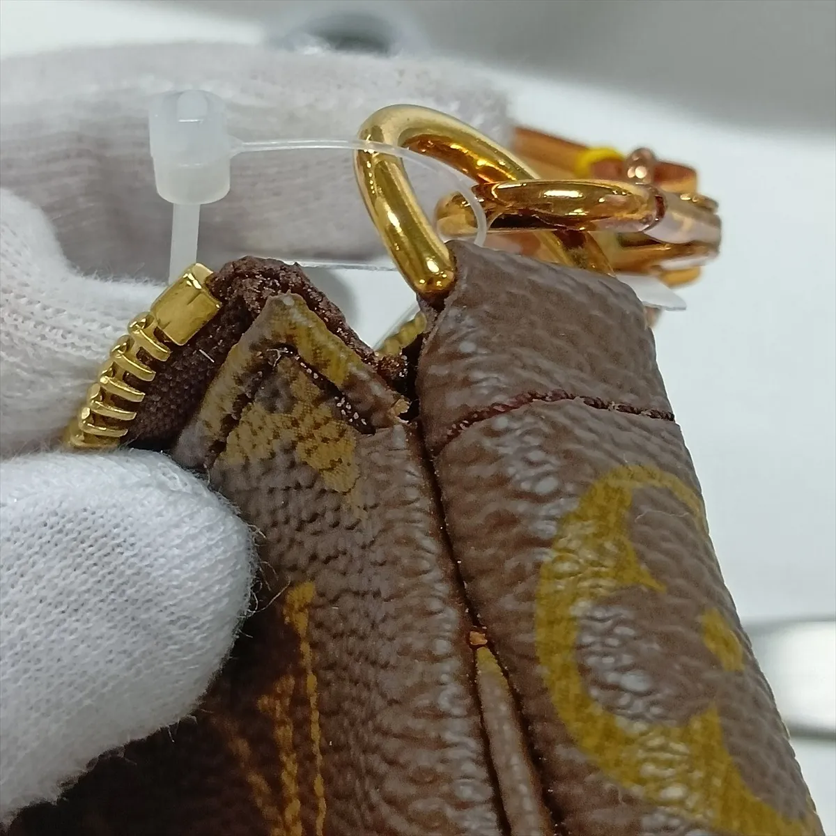 Monogram Pochette Accessoires M51980 VI1010 Brown (Handle repaired by aftermarket manufacturer) — view 10