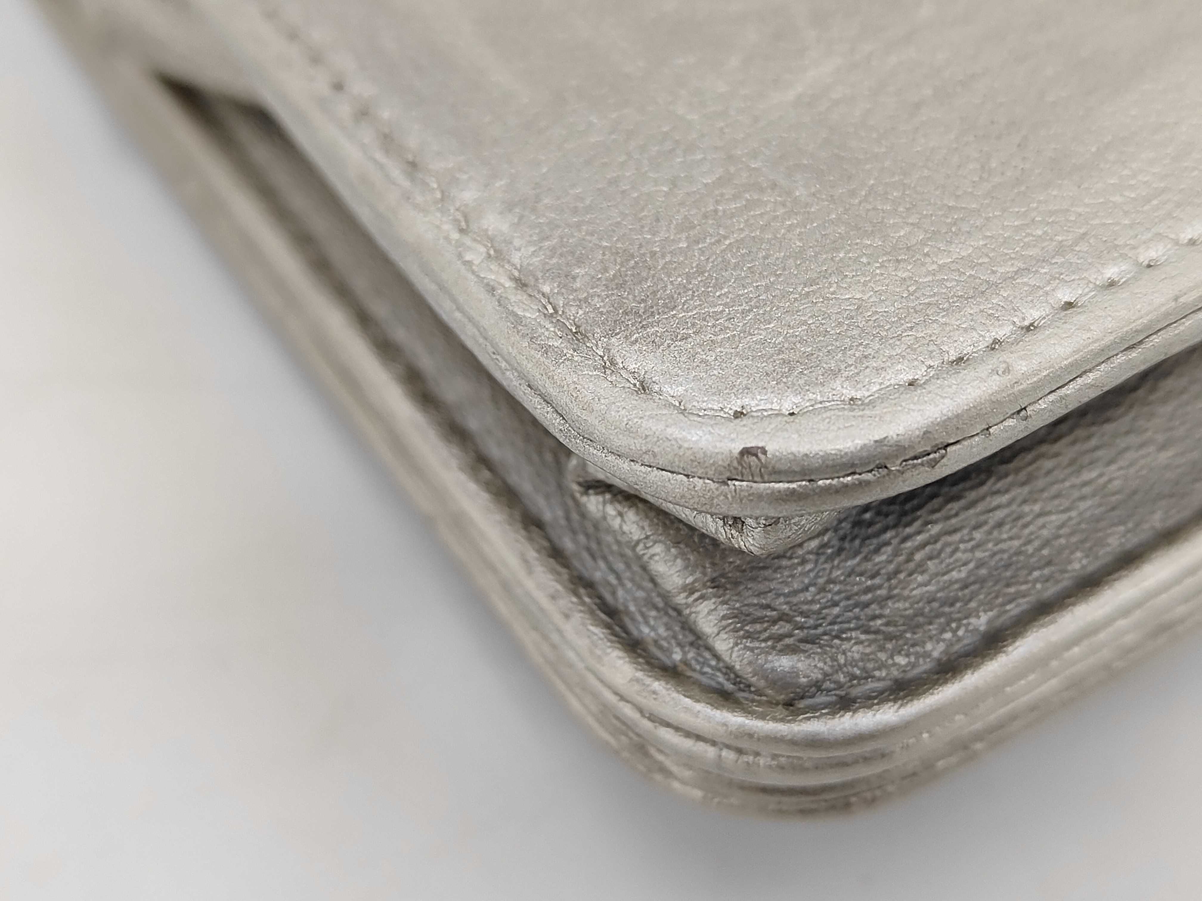 Mademoiselle Chain Wallet, Silver, with original seal, serial number in the 24 range, Shoulder Bag — view 5